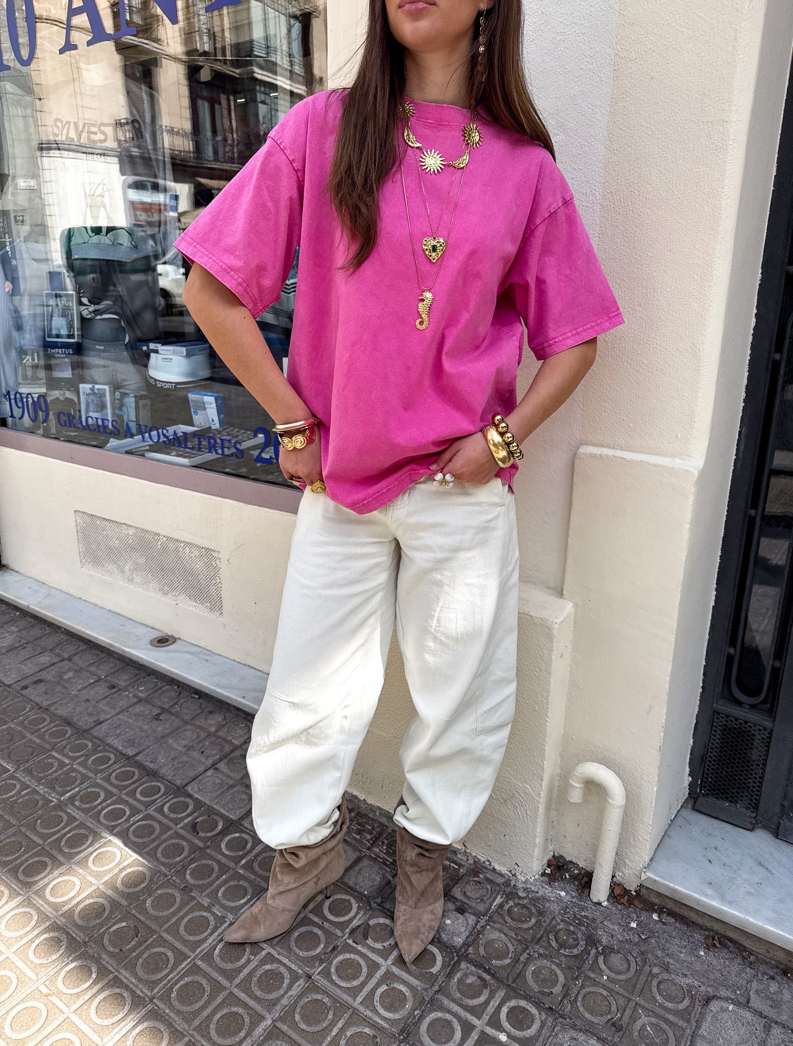 Cassie T-Shirt Roze
