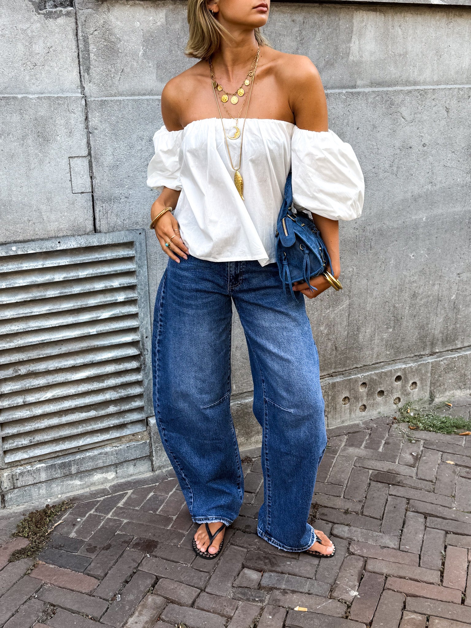 Catwalk Off Shoulder Top Wit