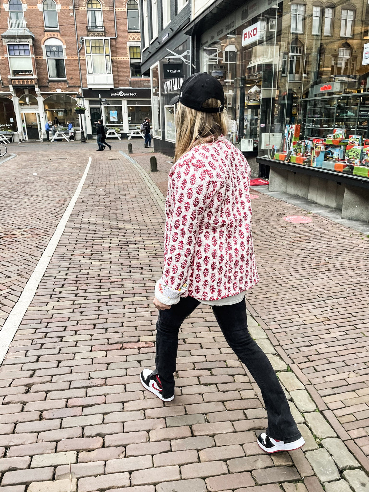 Salih Jacket Bloom | Ecru