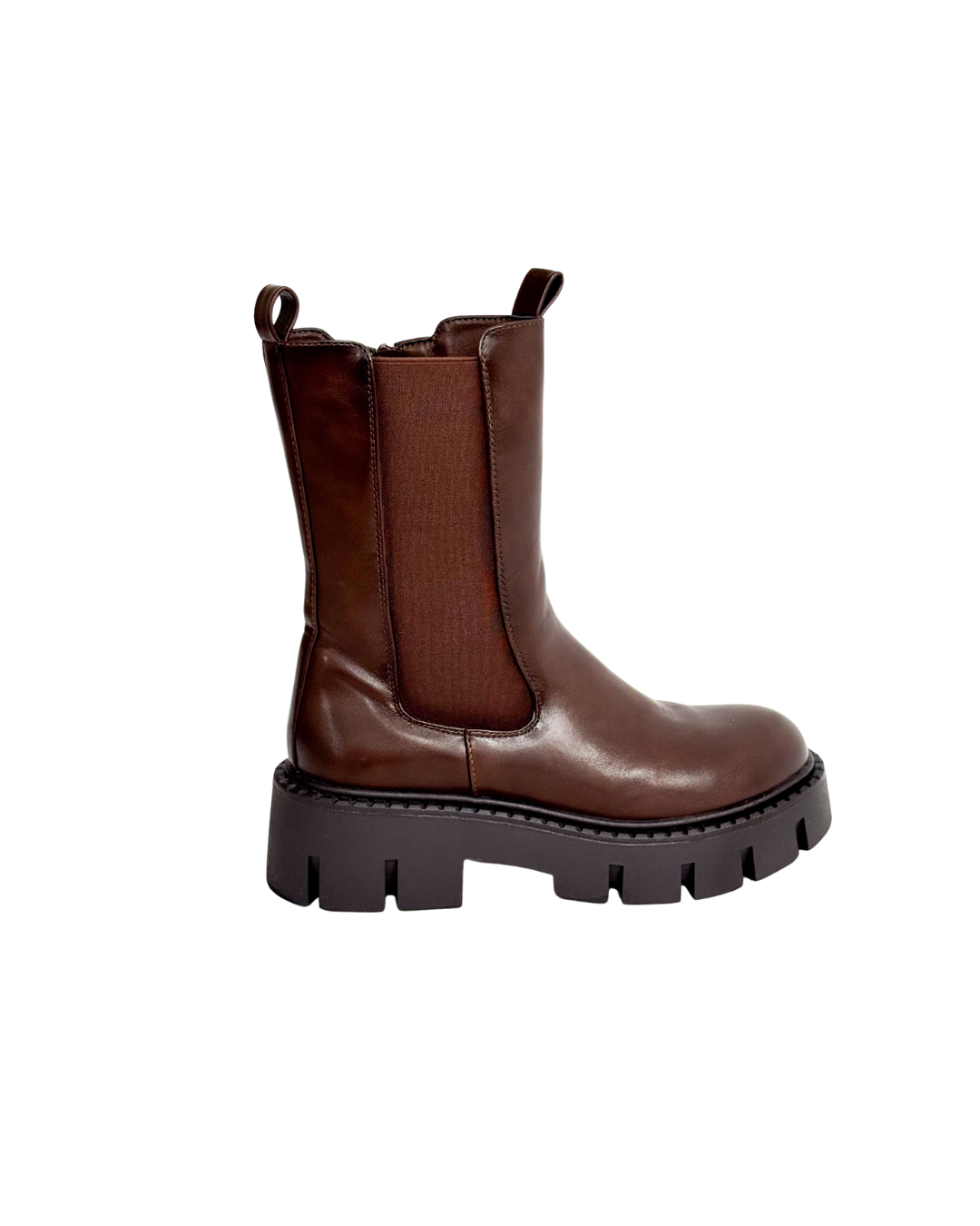 Chunky Ankle Boots Brown