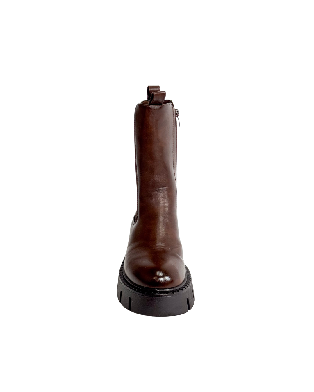 Chunky Ankle Boots Brown