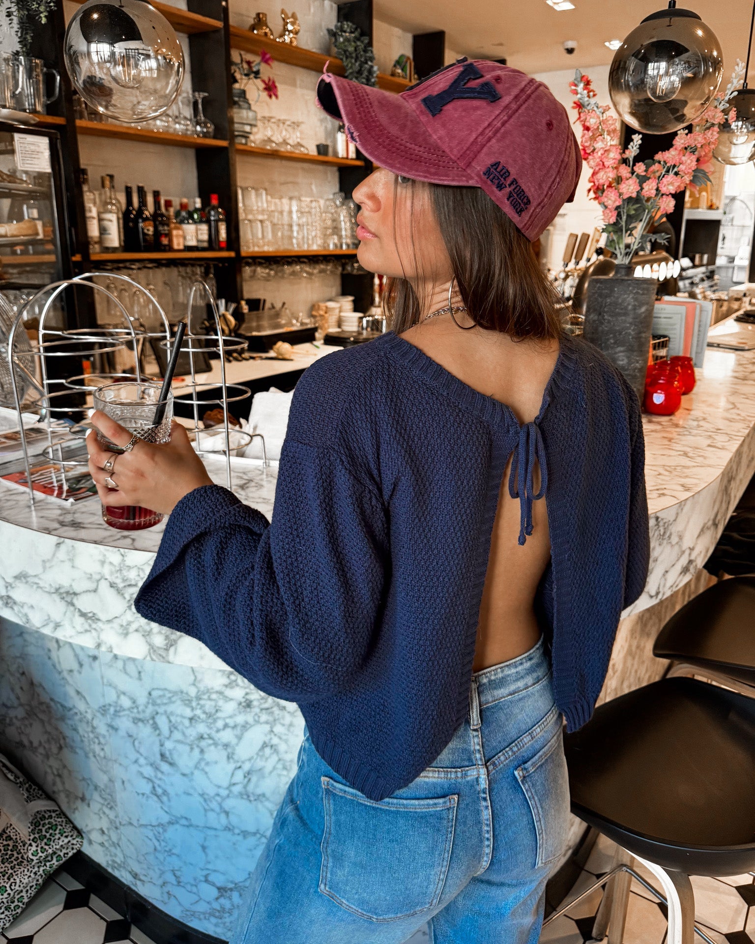 Claire Top Navy