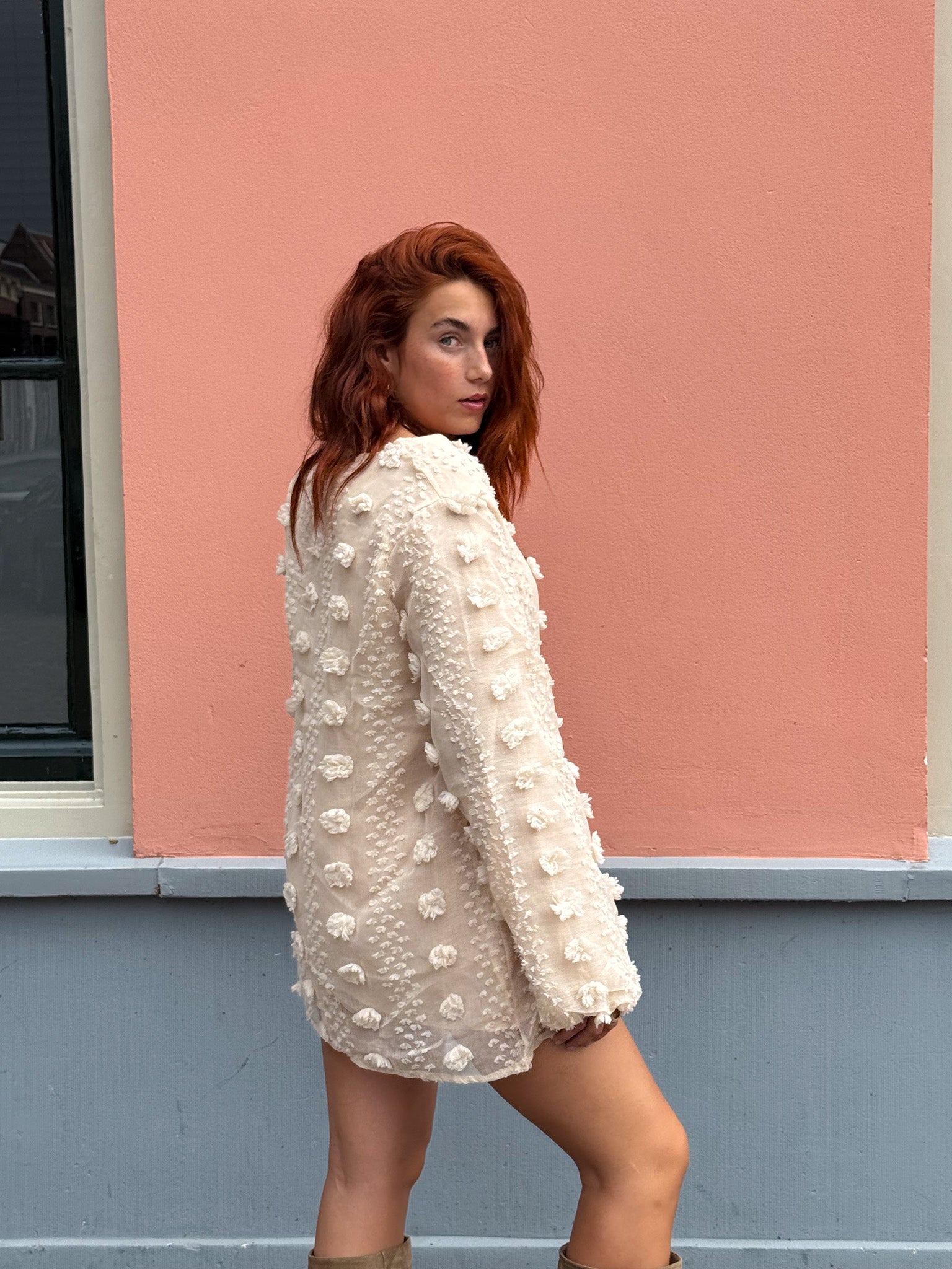 Cloud Nine Dress Beige
