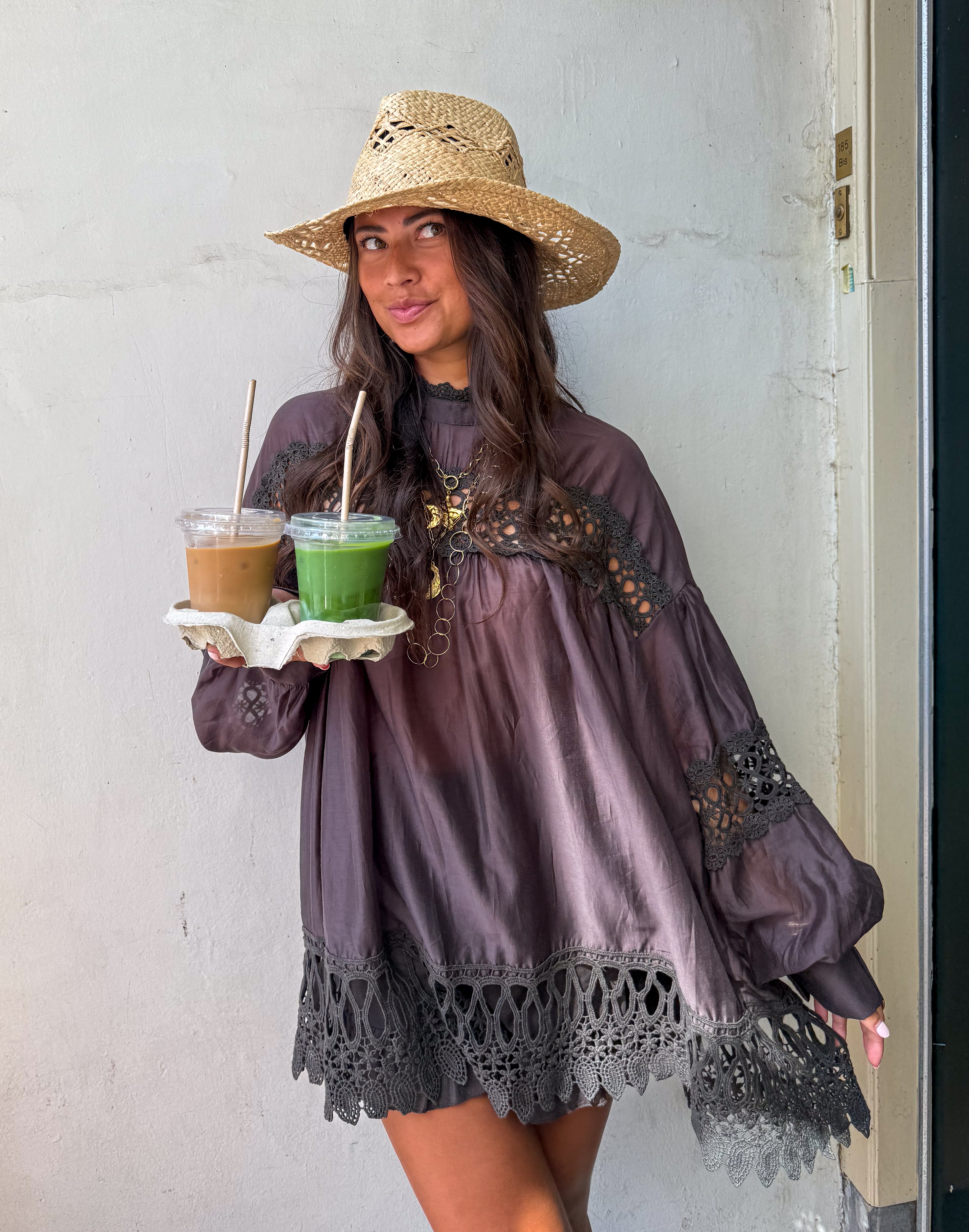 Coconut Dream Tunic Brown