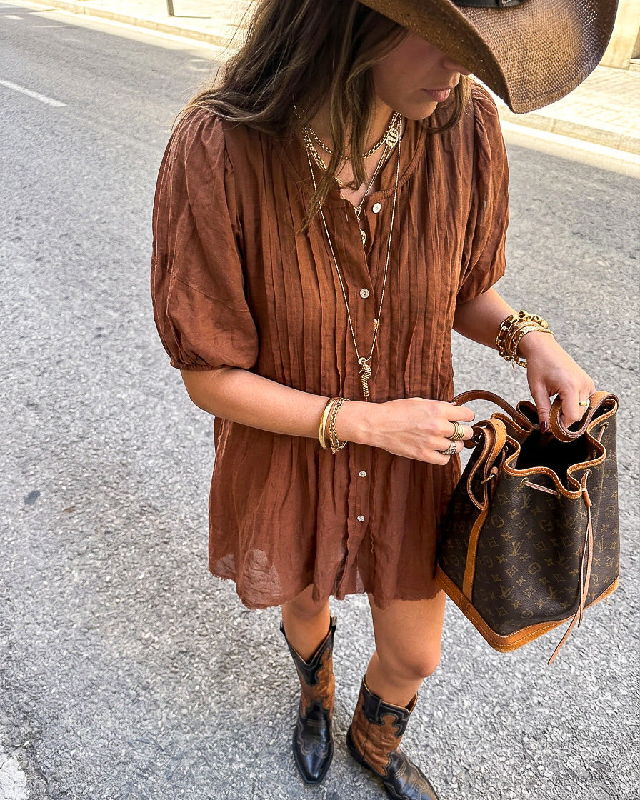 Cody Blouse Brown