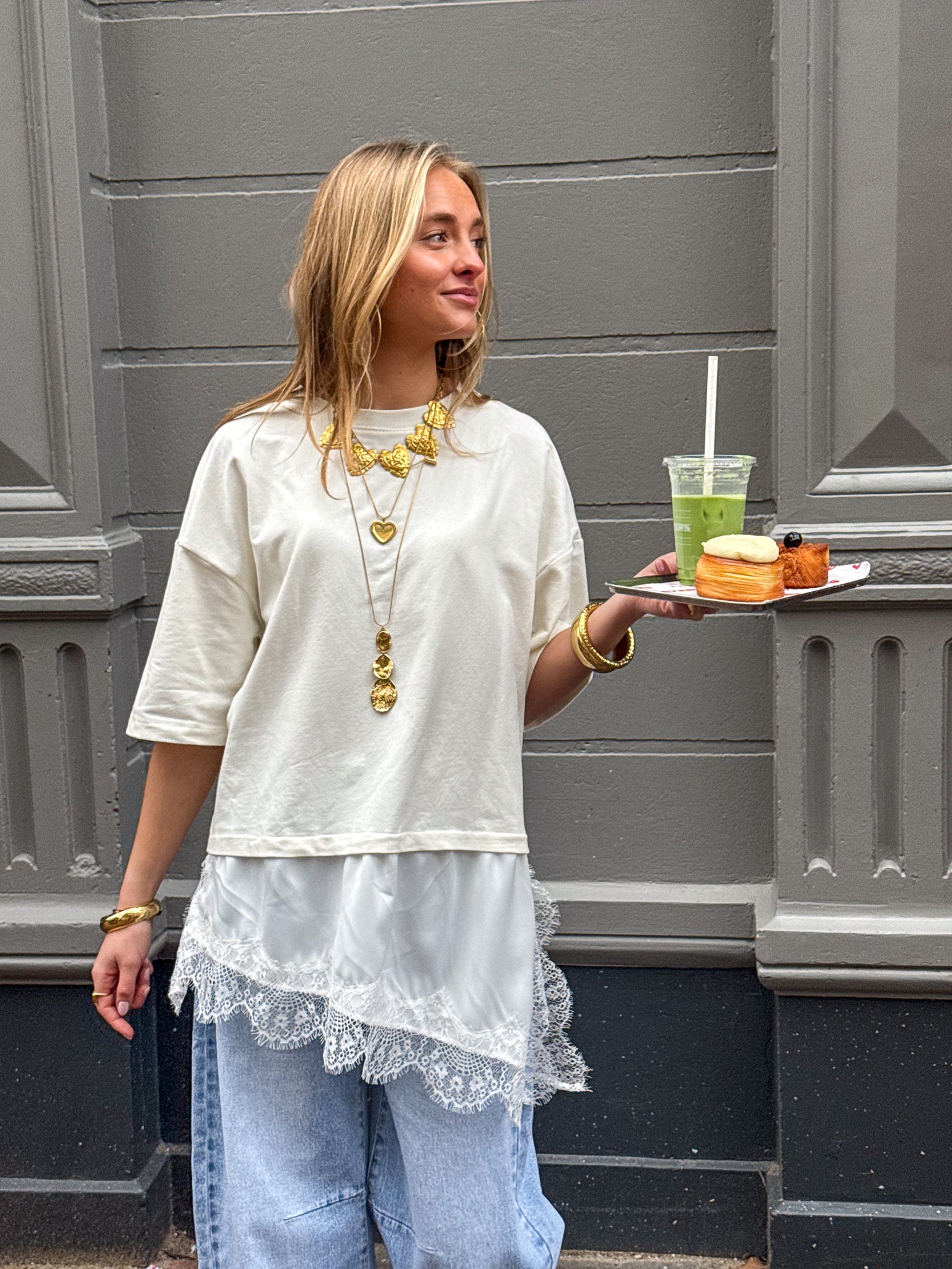 Darling Lace T-Shirt White