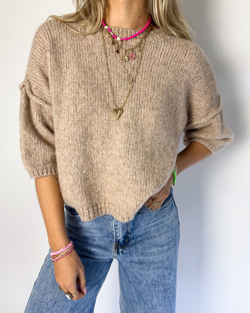Look Like Donna Knit Sand
