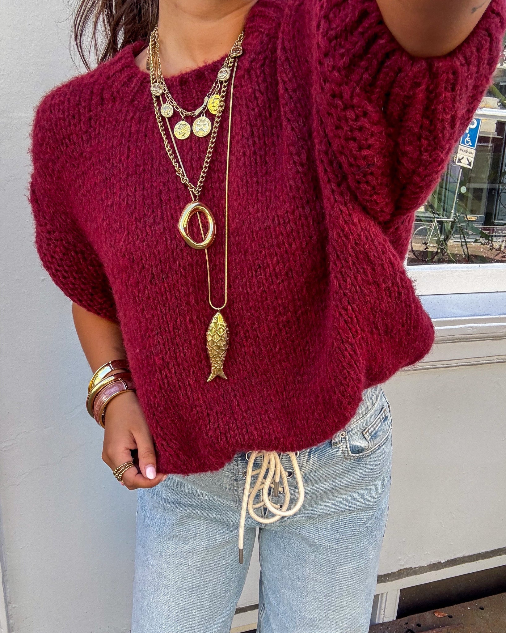 Donna Knit Bordeaux