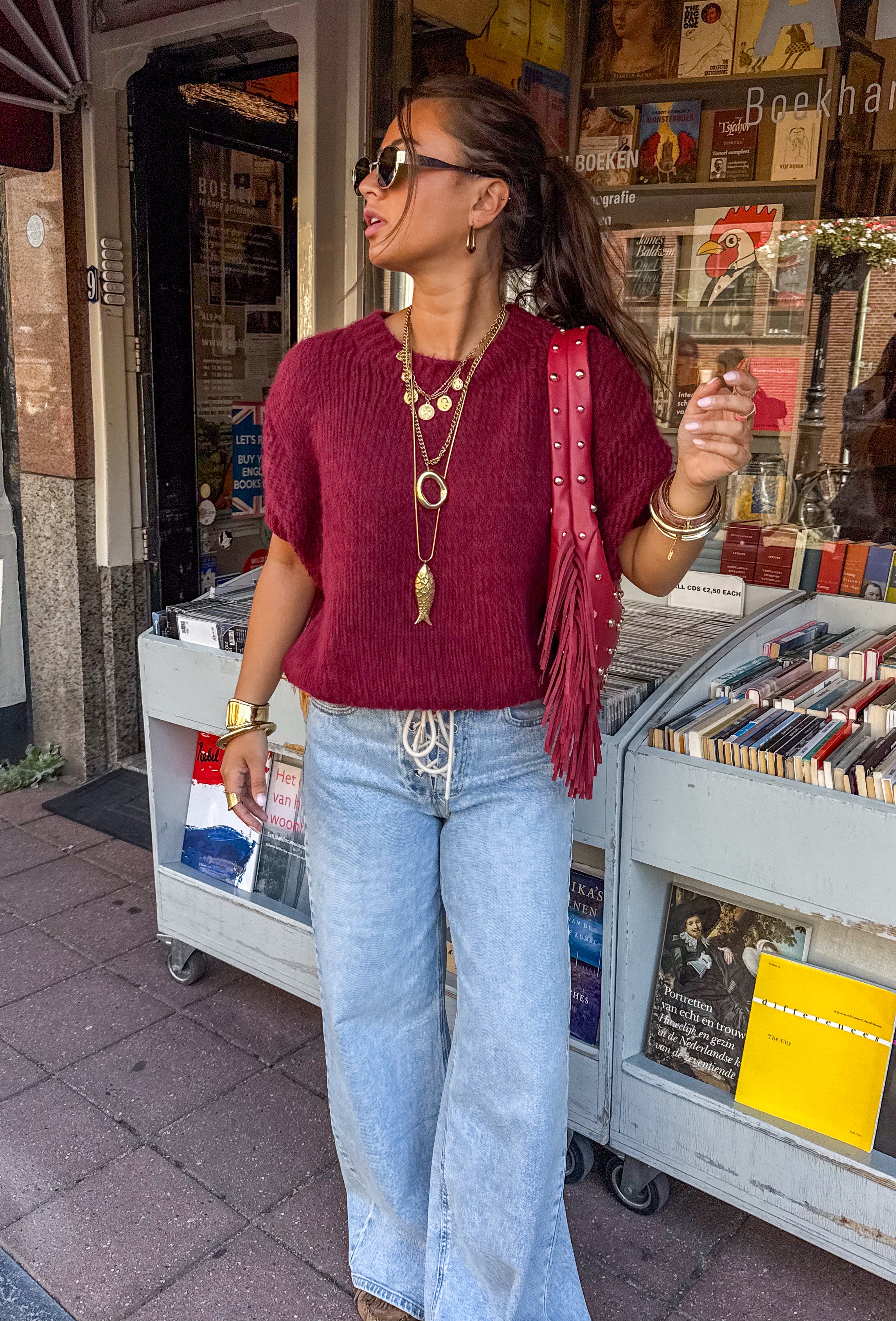 Donna Knit Bordeaux