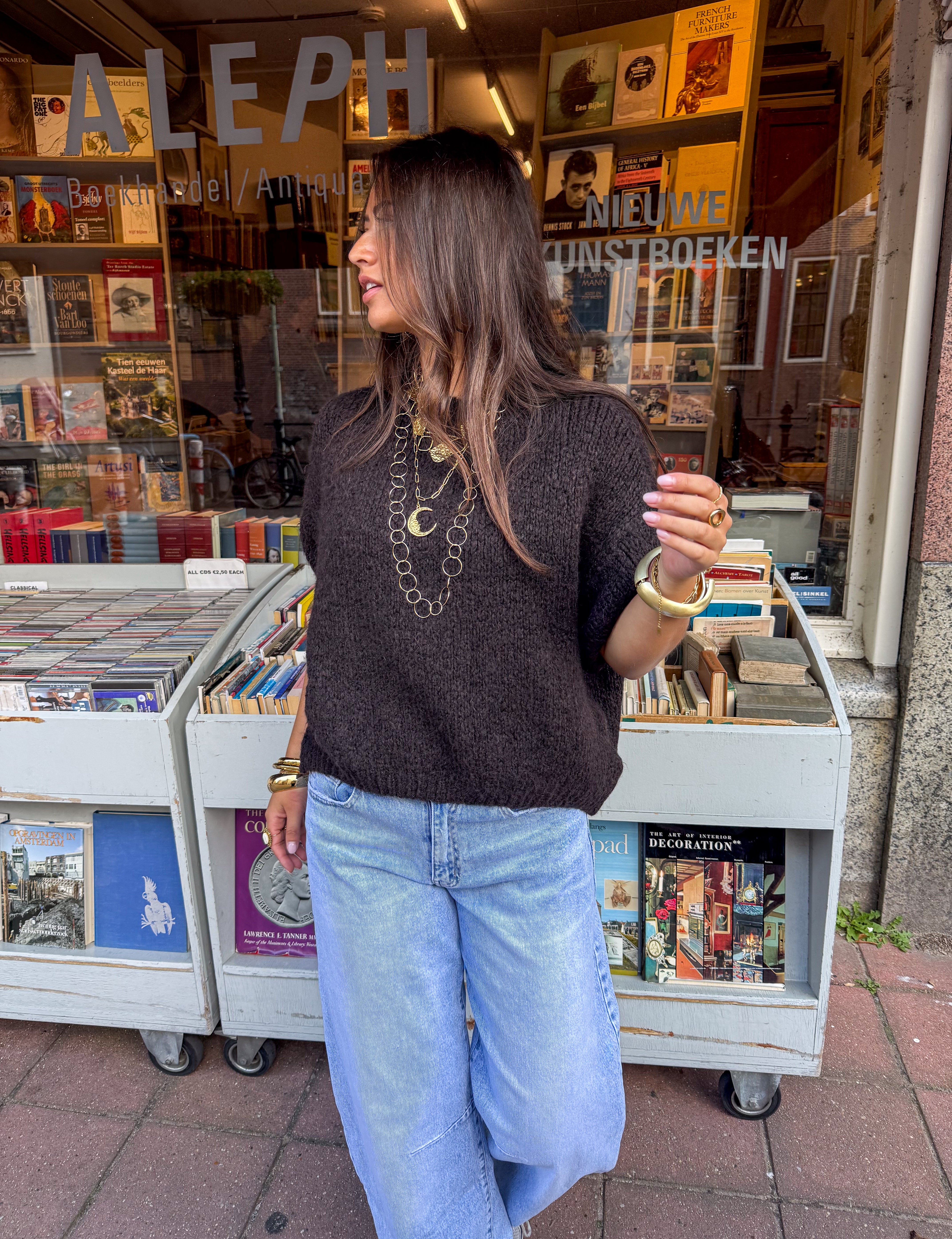 Donna Knit Chocolat Brun