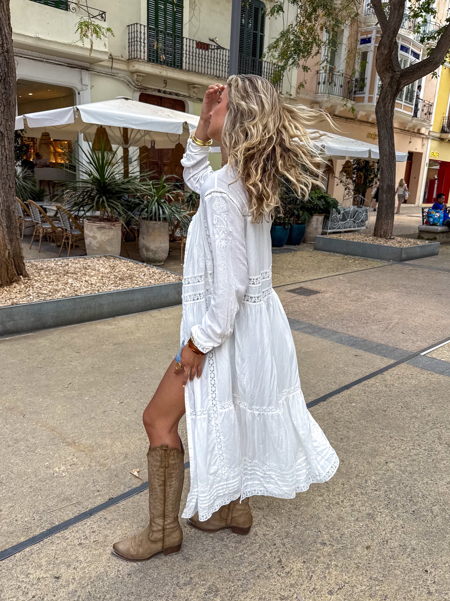 Western Boots Khaki