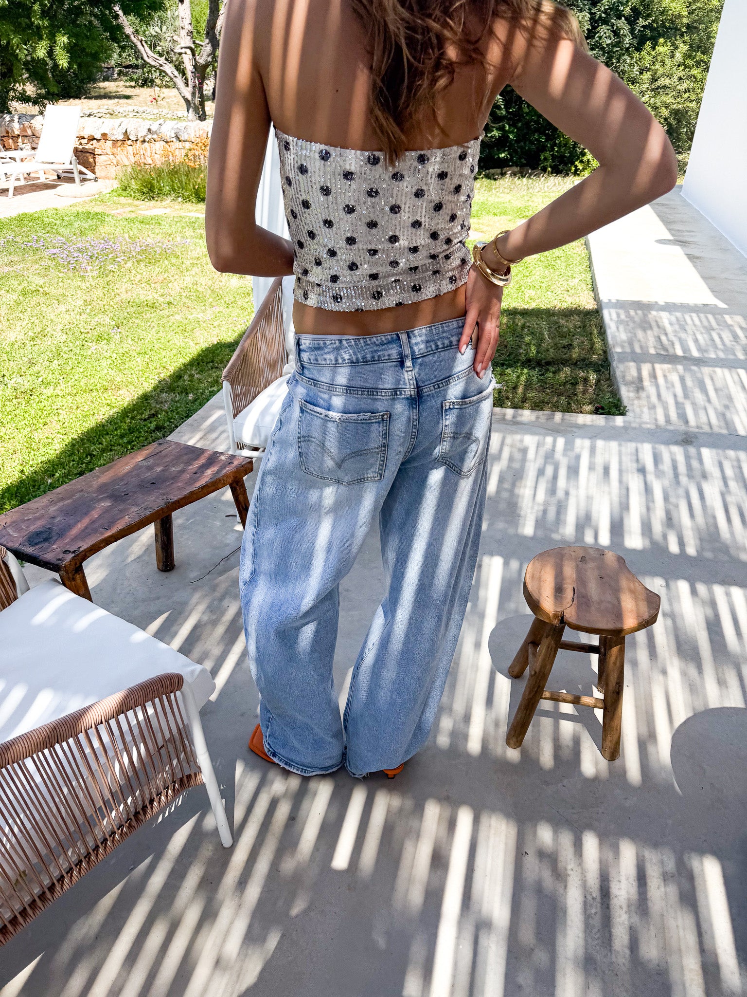 Eline Stippen Top Glitter