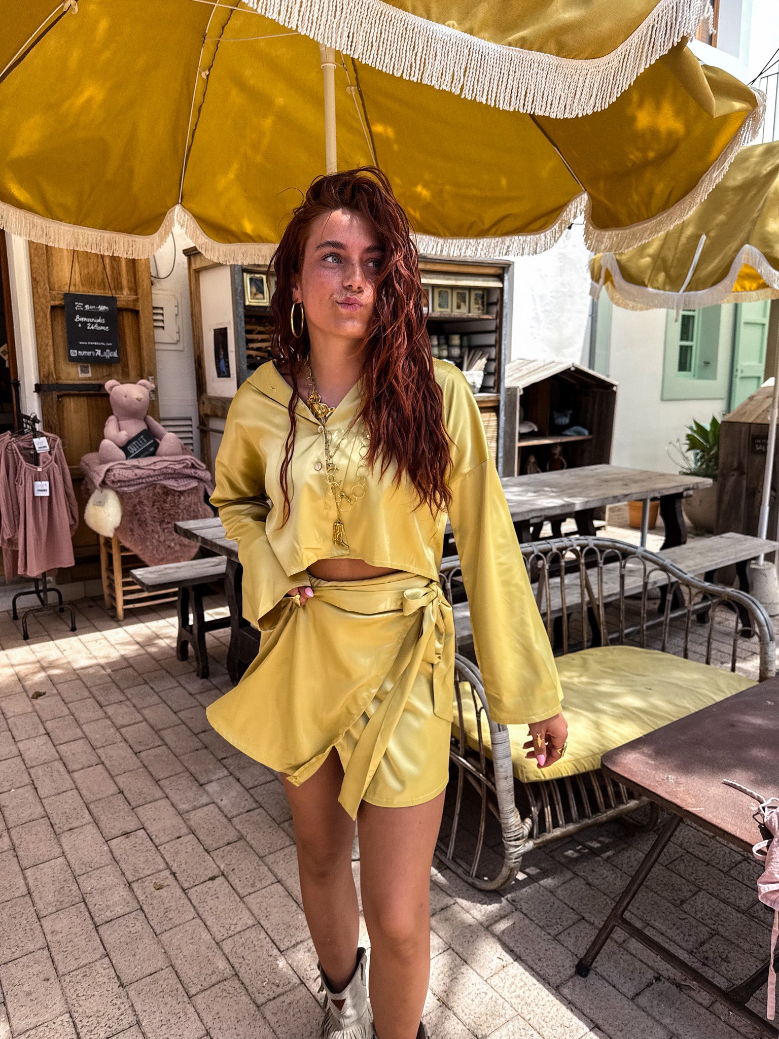 El Sol Skirt Lemon