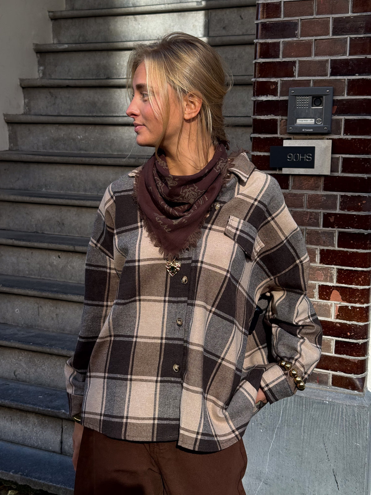 Emily Geruite Blouse | Brown