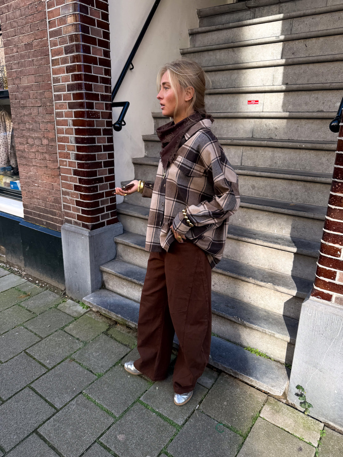 Emily Geruite Blouse | Brown