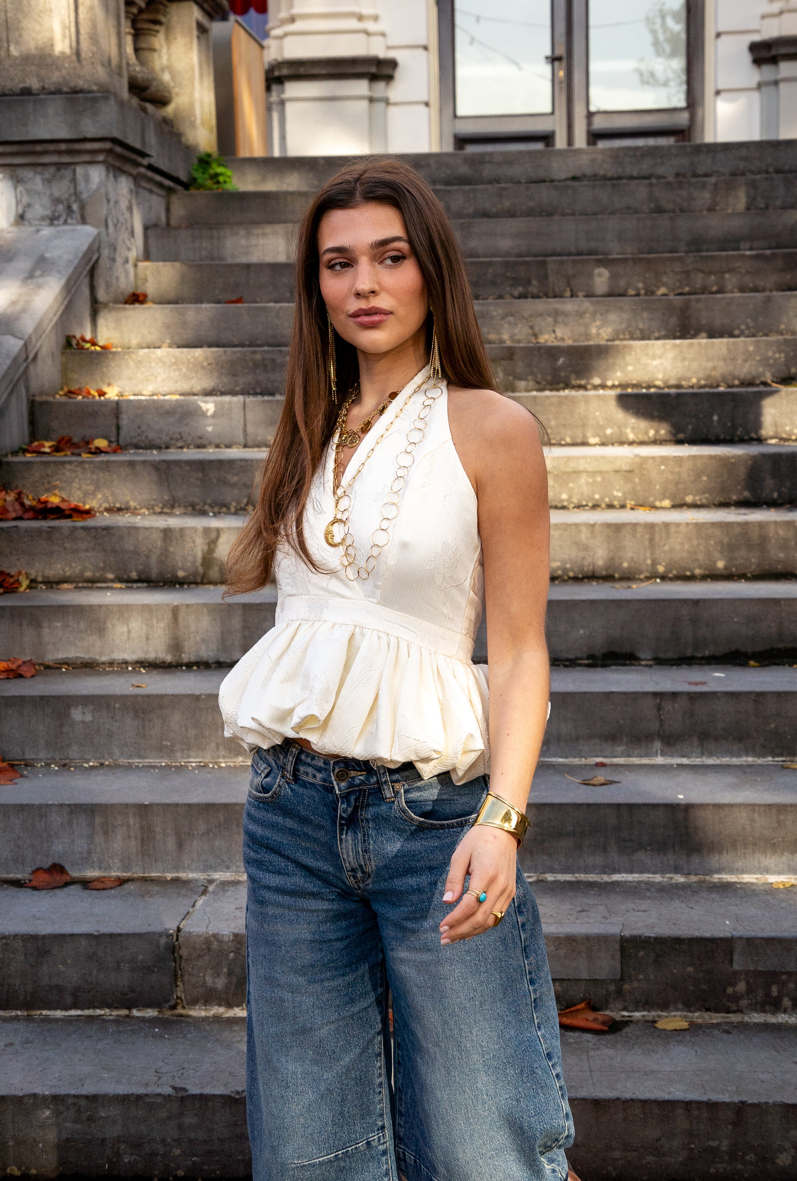 Flirty Friday Top White