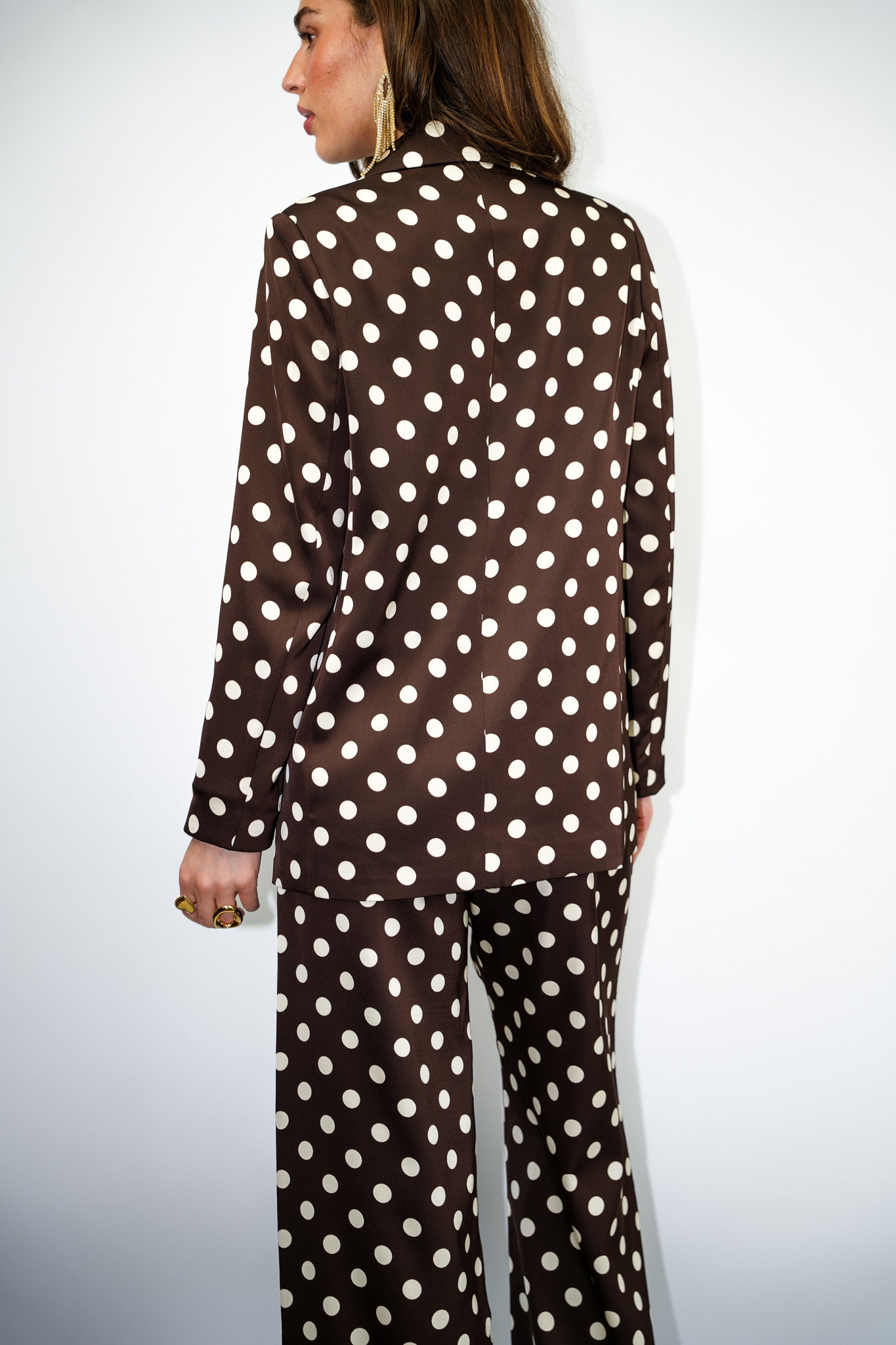 Floor Dots Blazer Brown