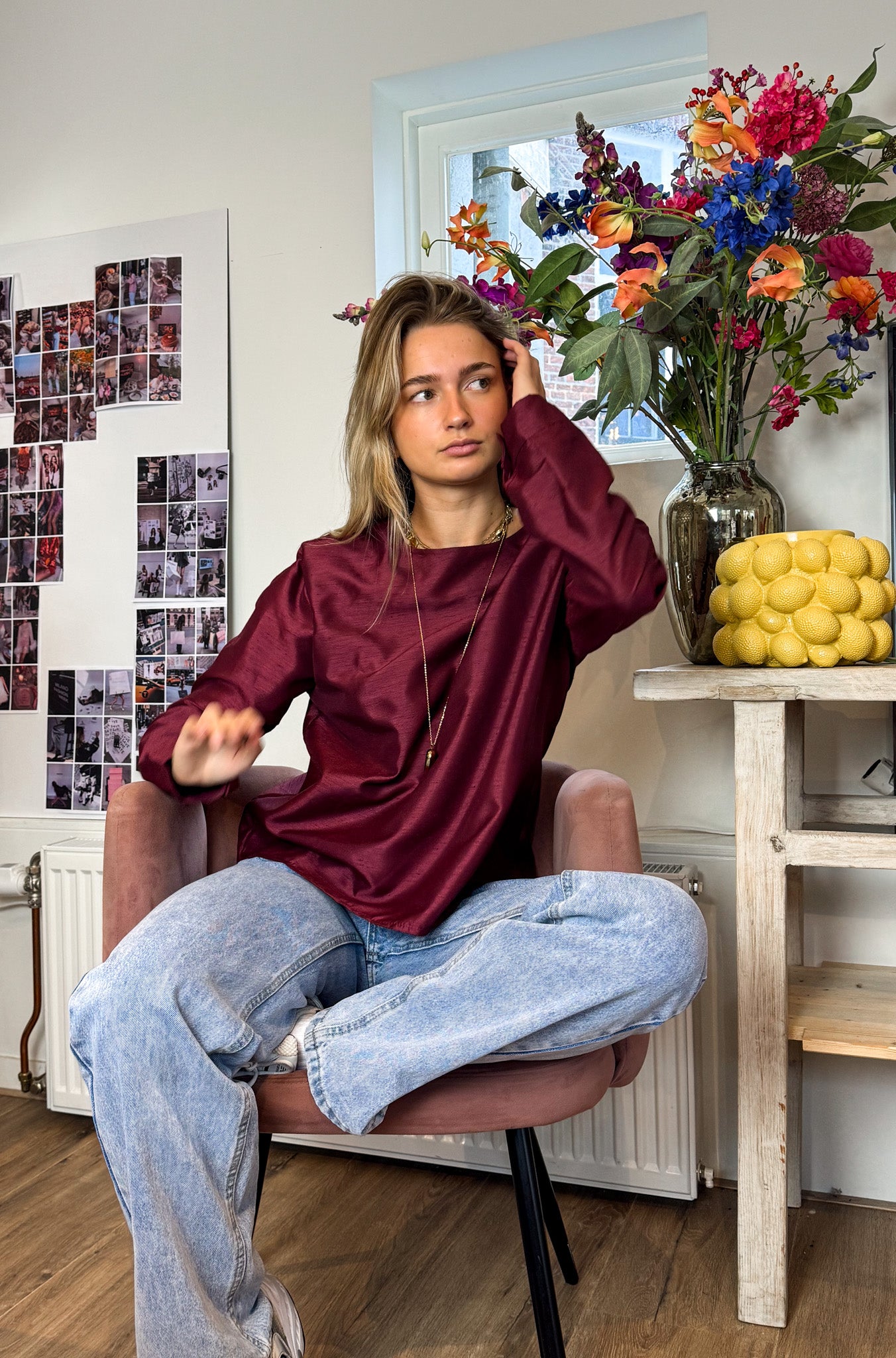 Flore Top Bordeaux