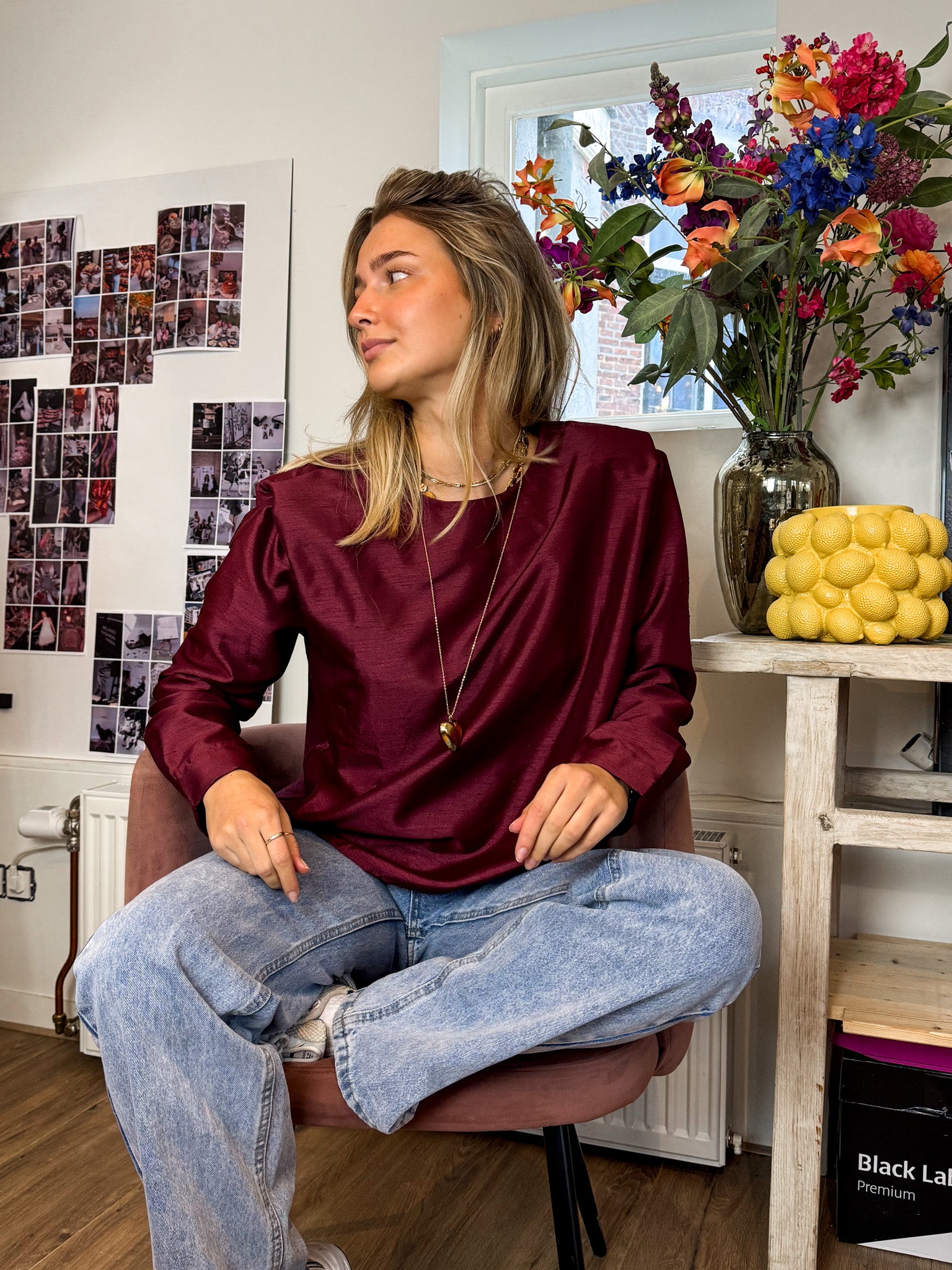 Flore Top Bordeaux