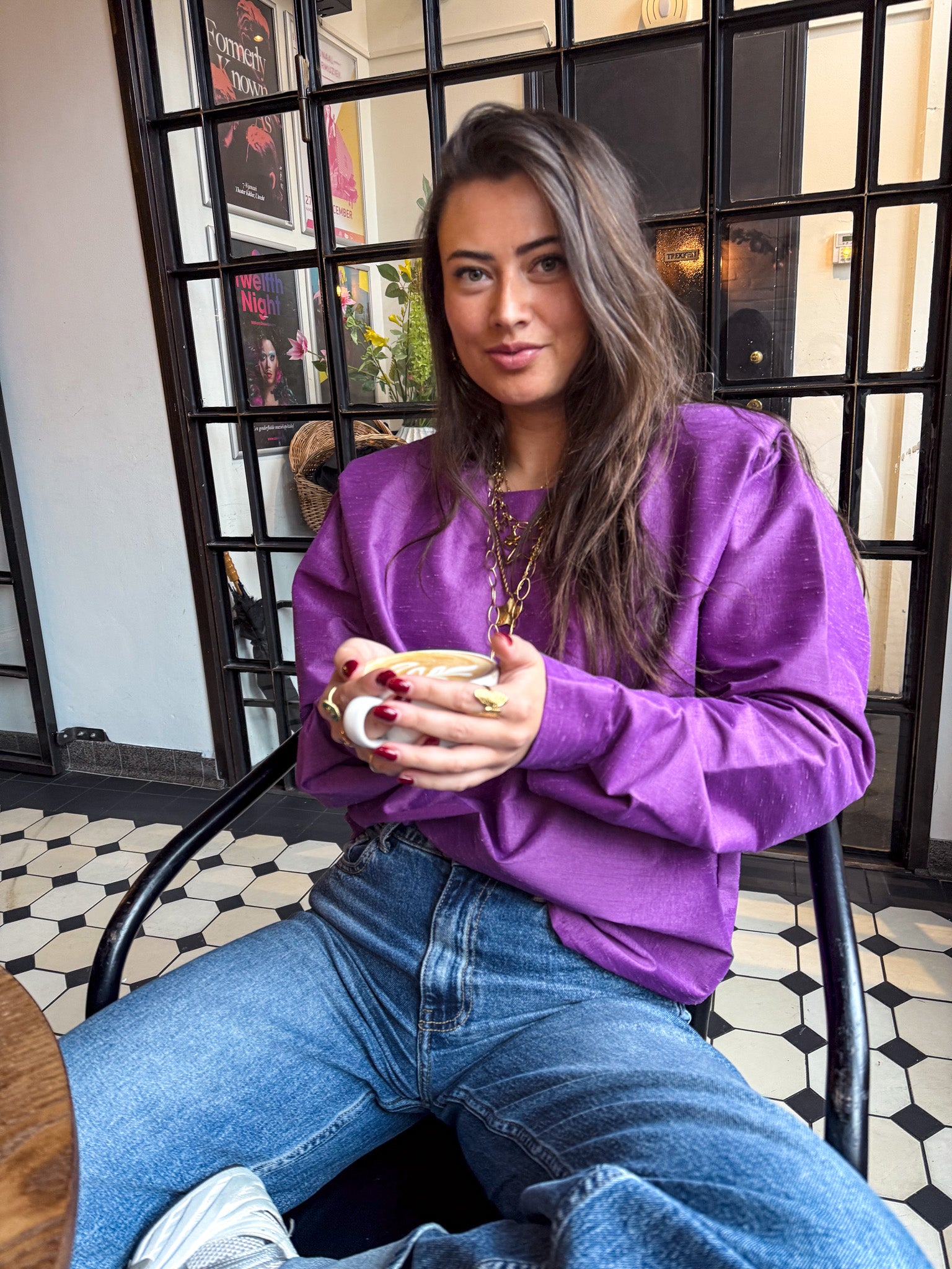 Flore Top Purple