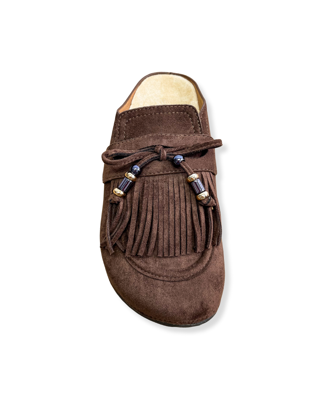Fringe Loafers Brown