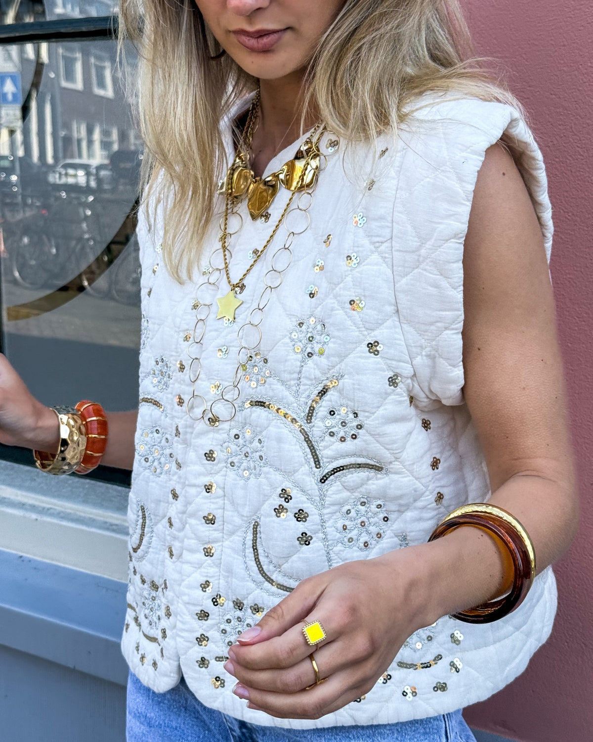 Gael Gilet | Creme