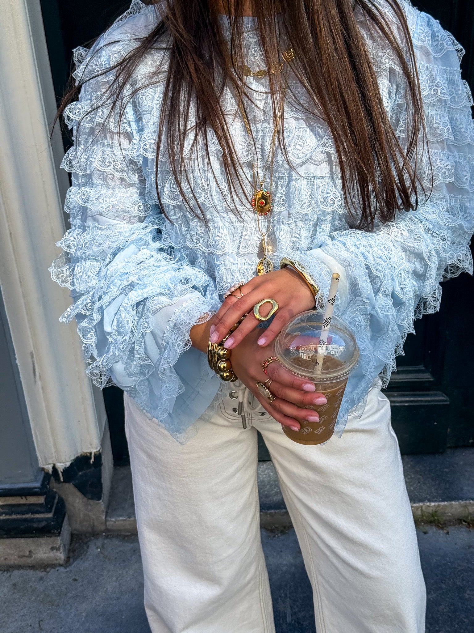 Gigi Blouse Skye Blue