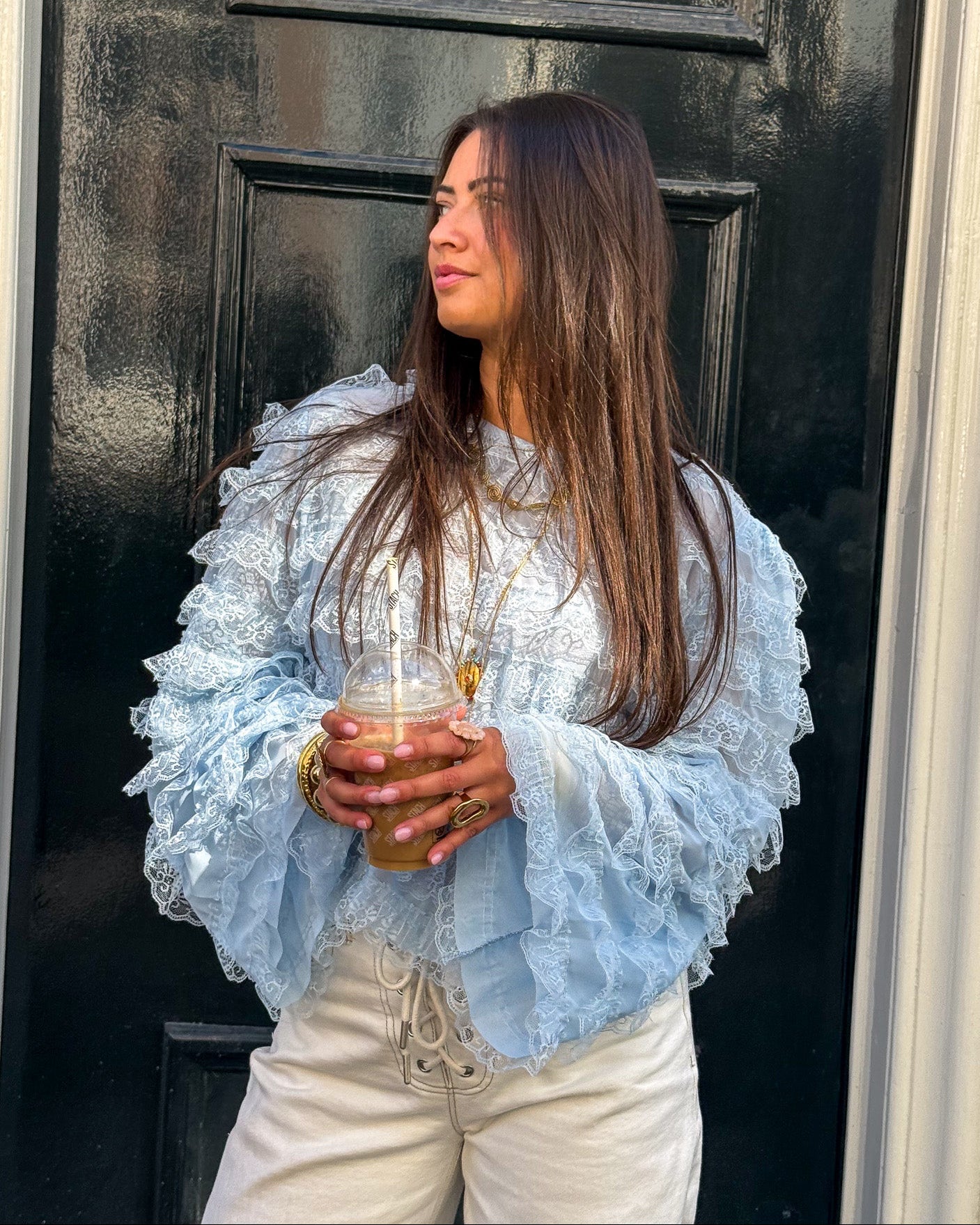 Gigi Blouse Skye Blue