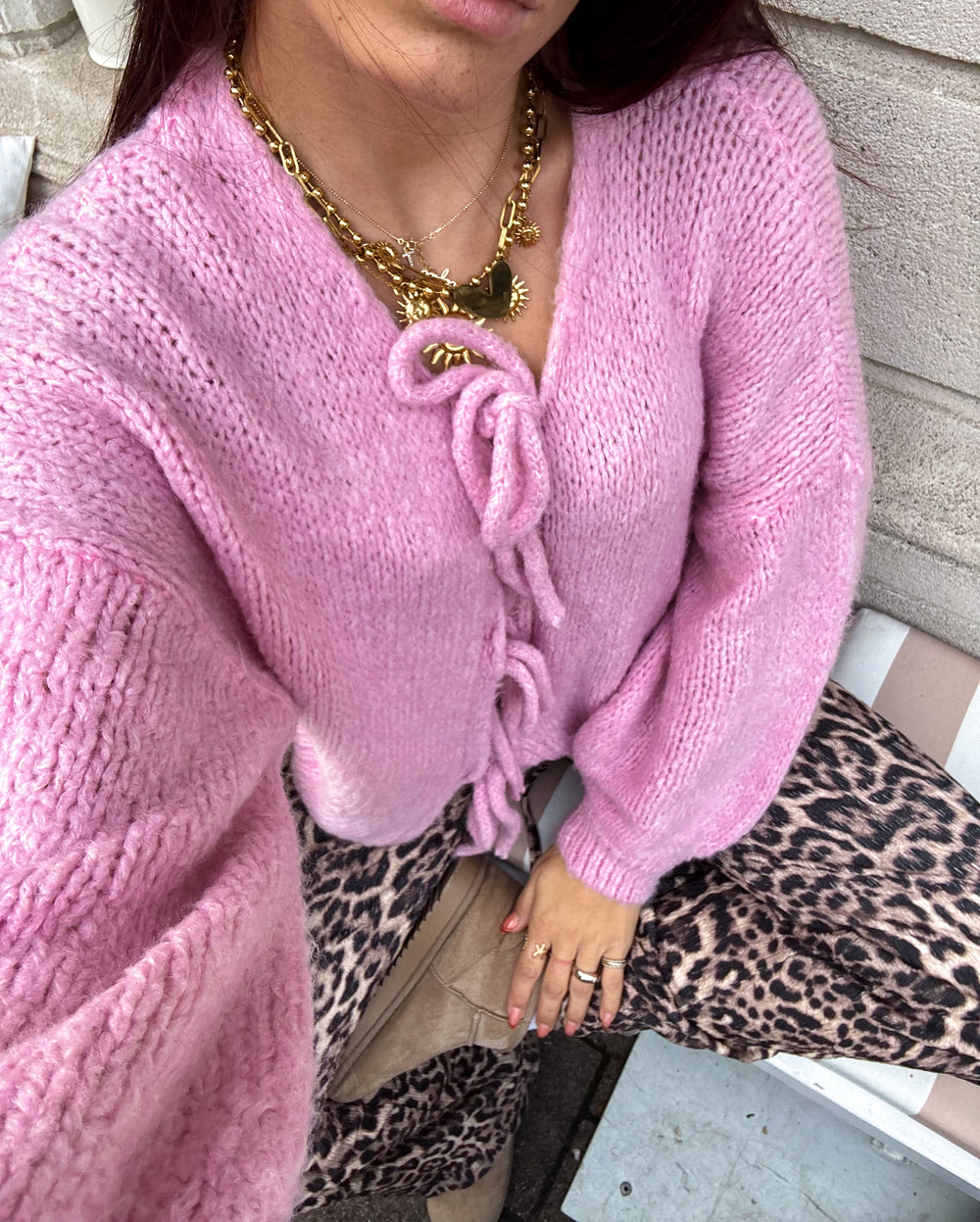 Bcbjoerk Knit Vest Rose