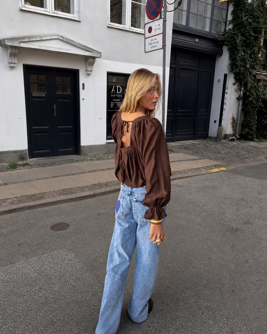 Guusje Blouse Bruin
