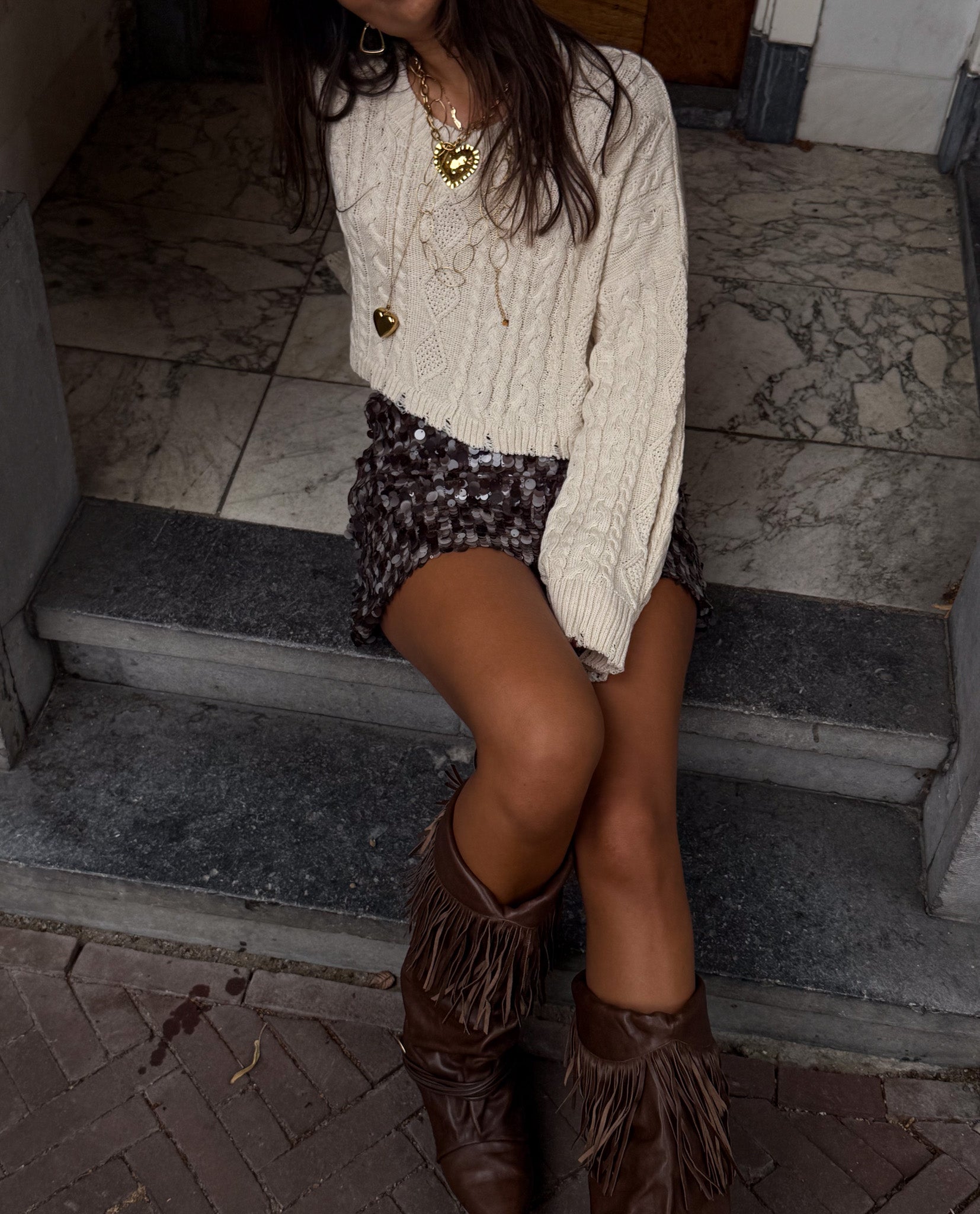 Bambu Cropped Knit