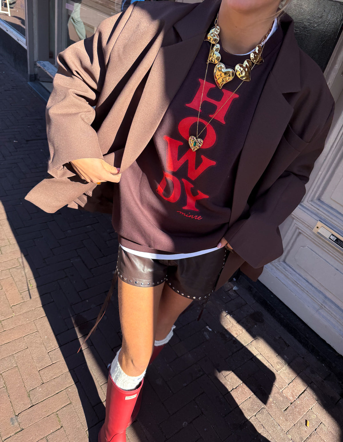 Howdy Sweater | Brown