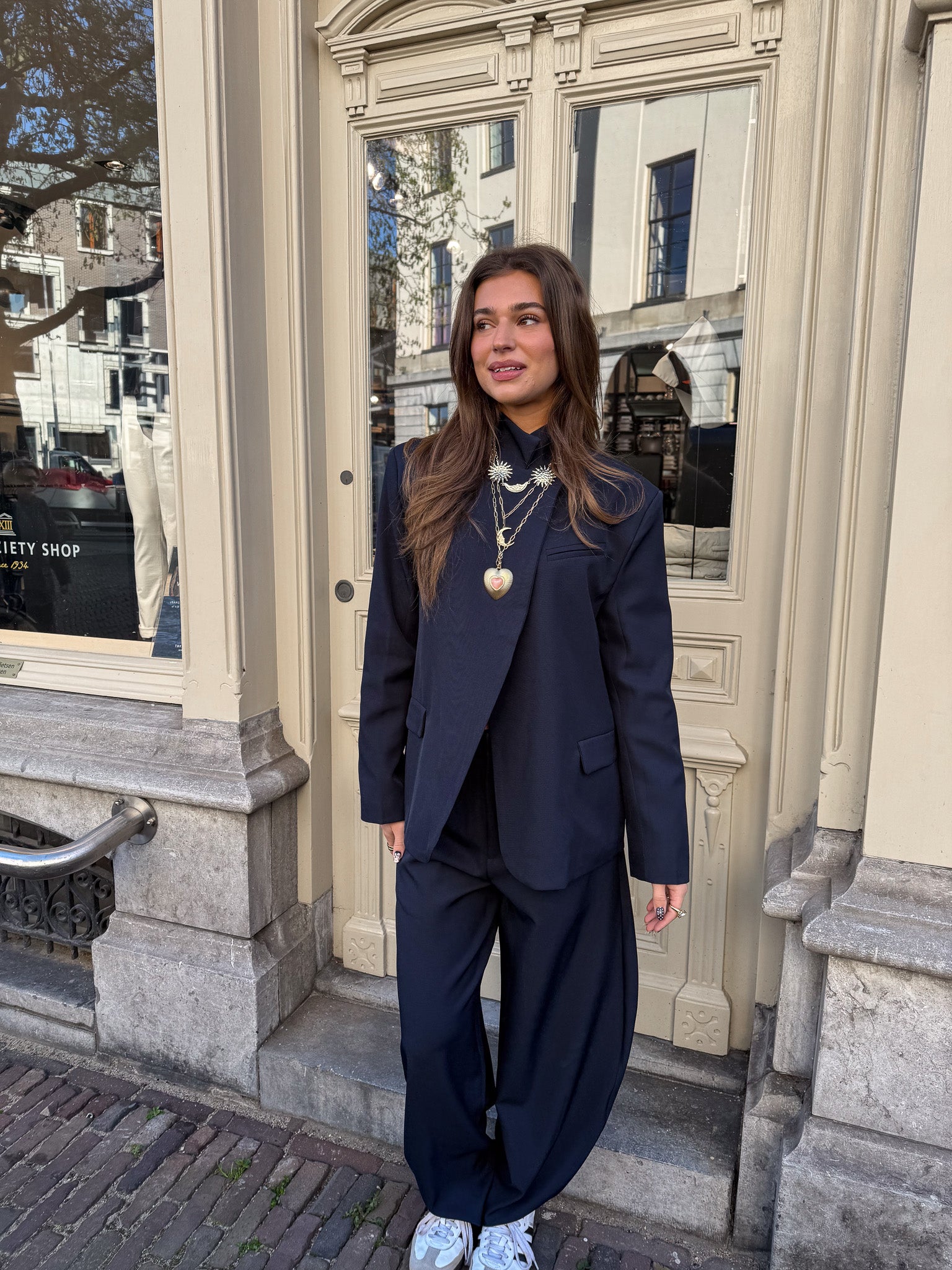 Nina Barrel Pantalon Navy