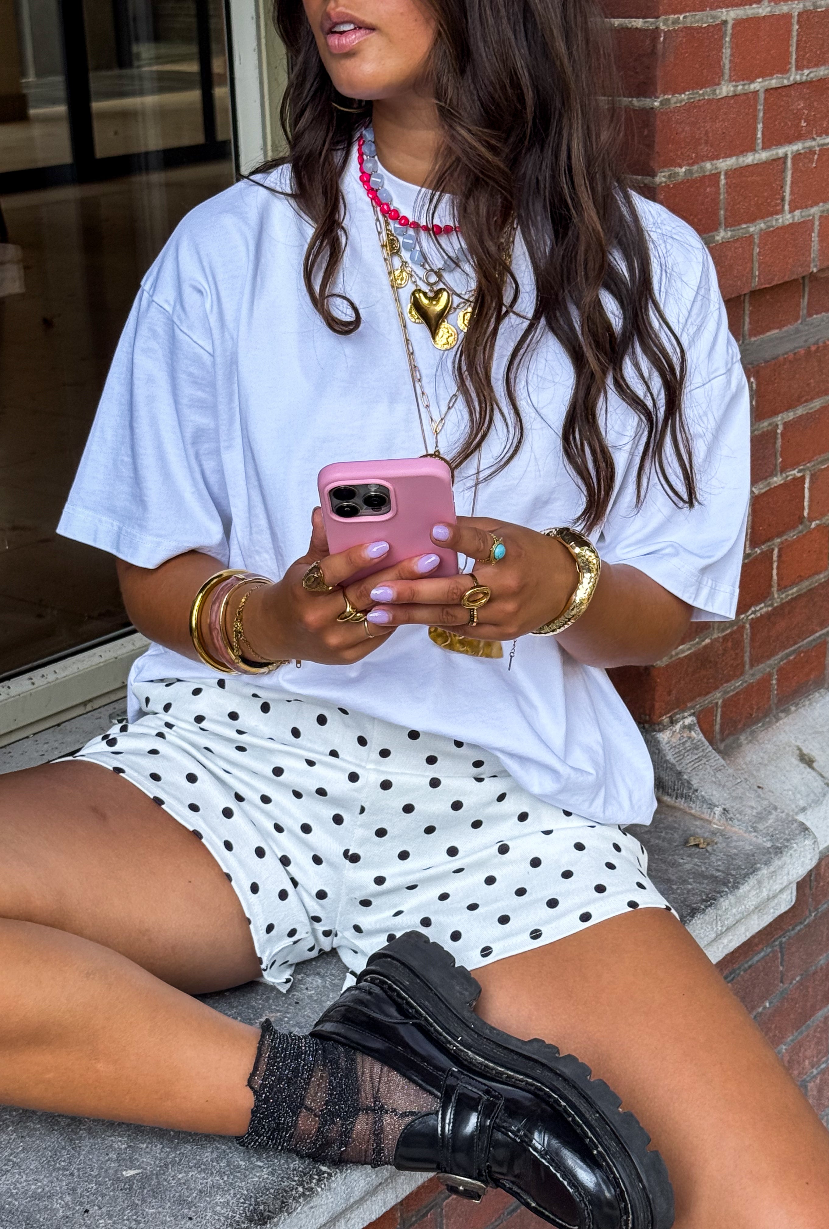 Jaimie Oversized Shirt White