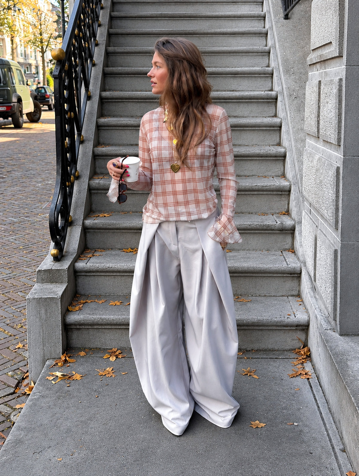 Jomé Mesh Top | Creme