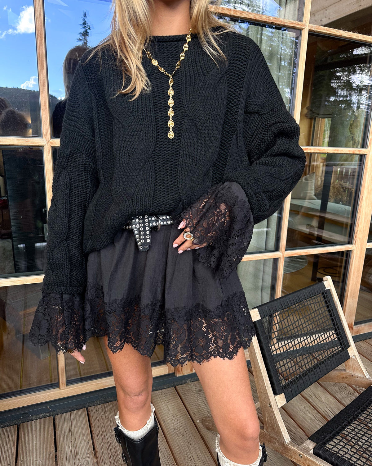 Niva Knit Zwart