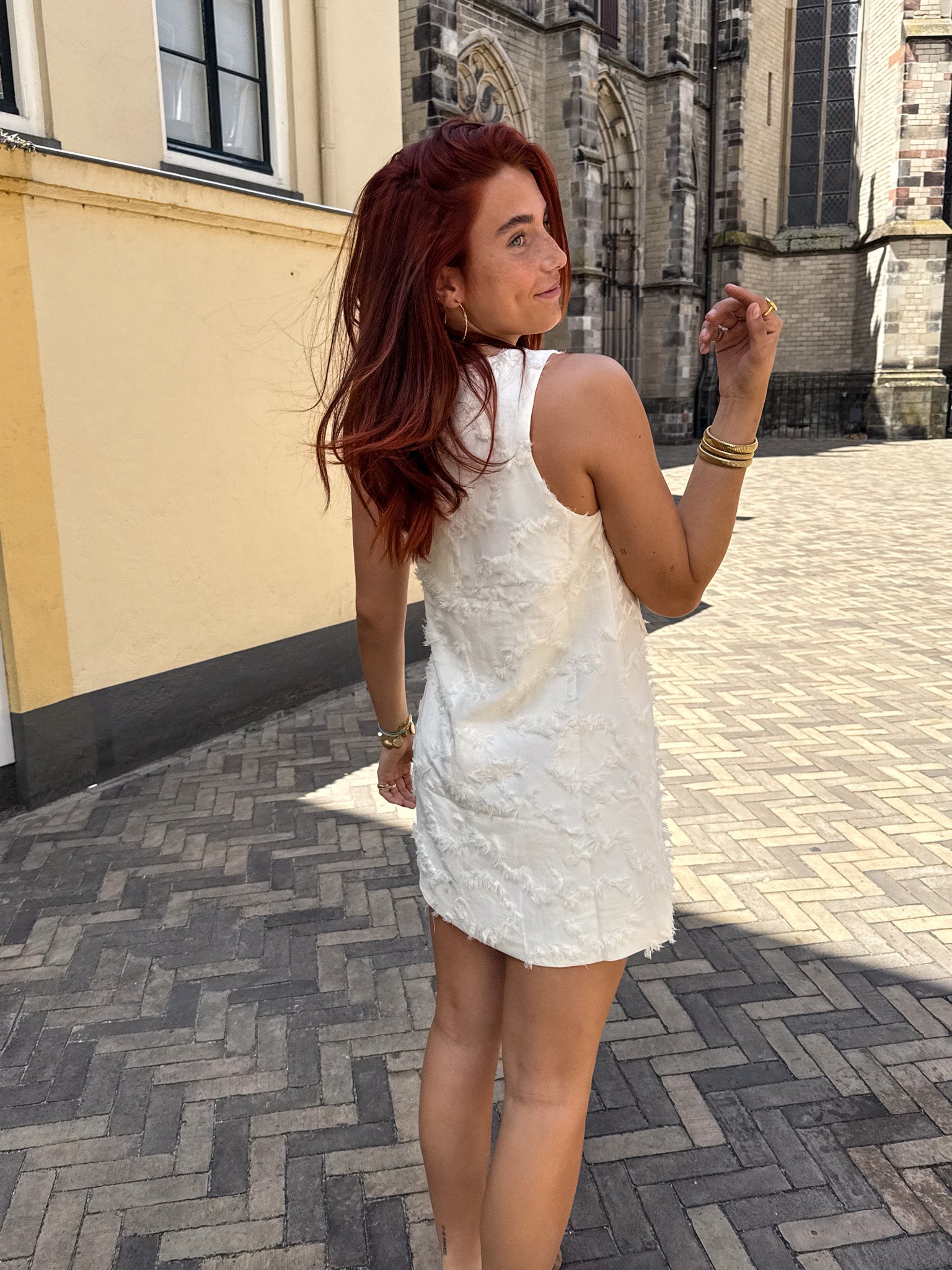 Juska Dress Creme