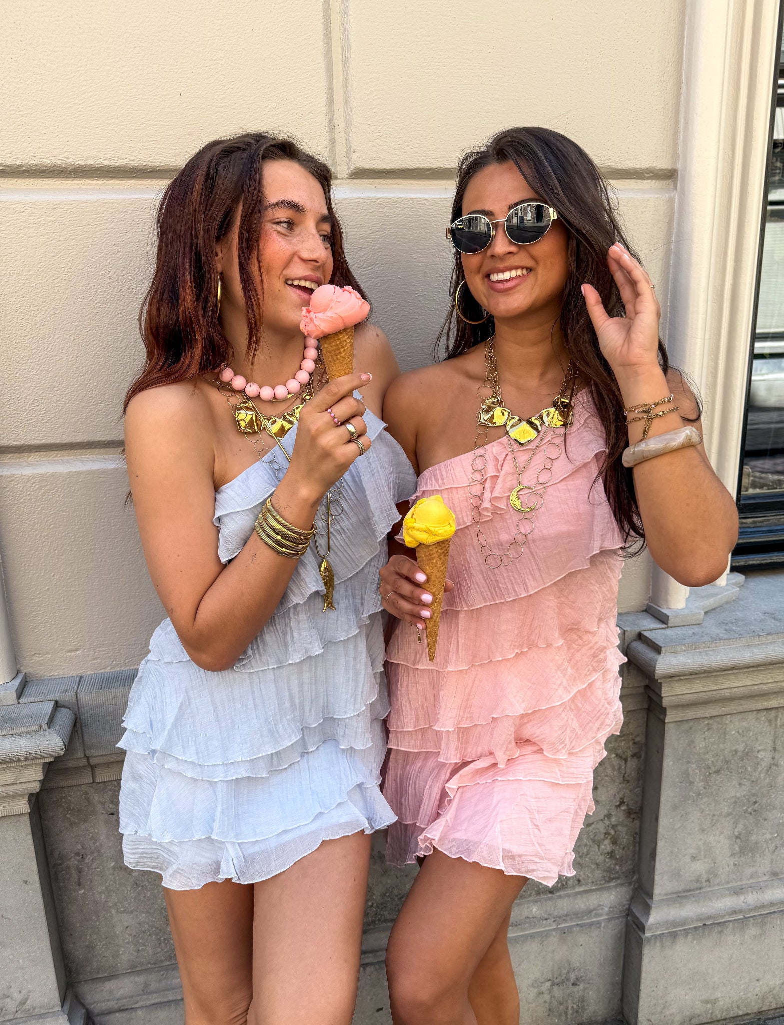 Kate Flowy Dress Blue