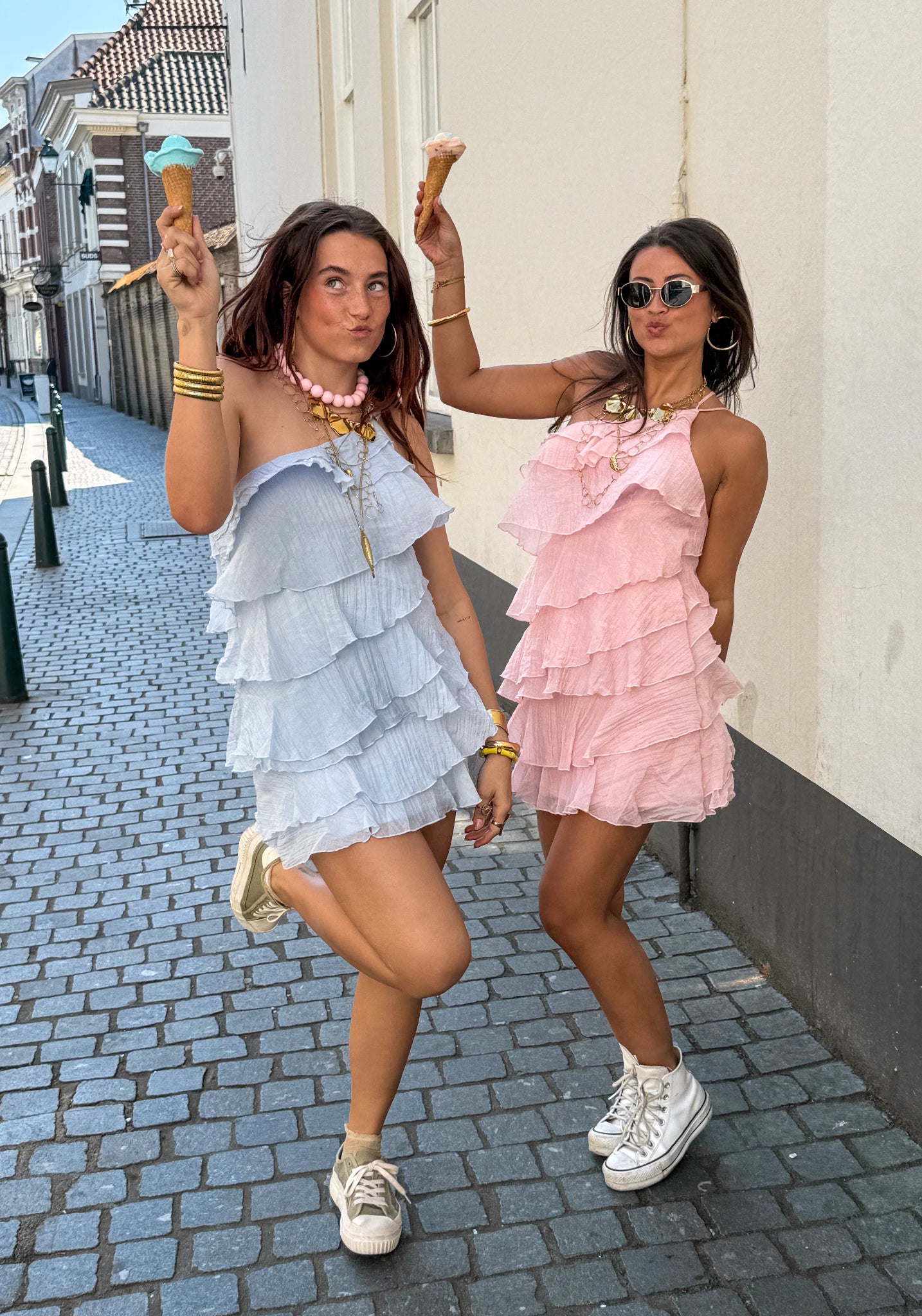 Kate Flowy Dress Blue