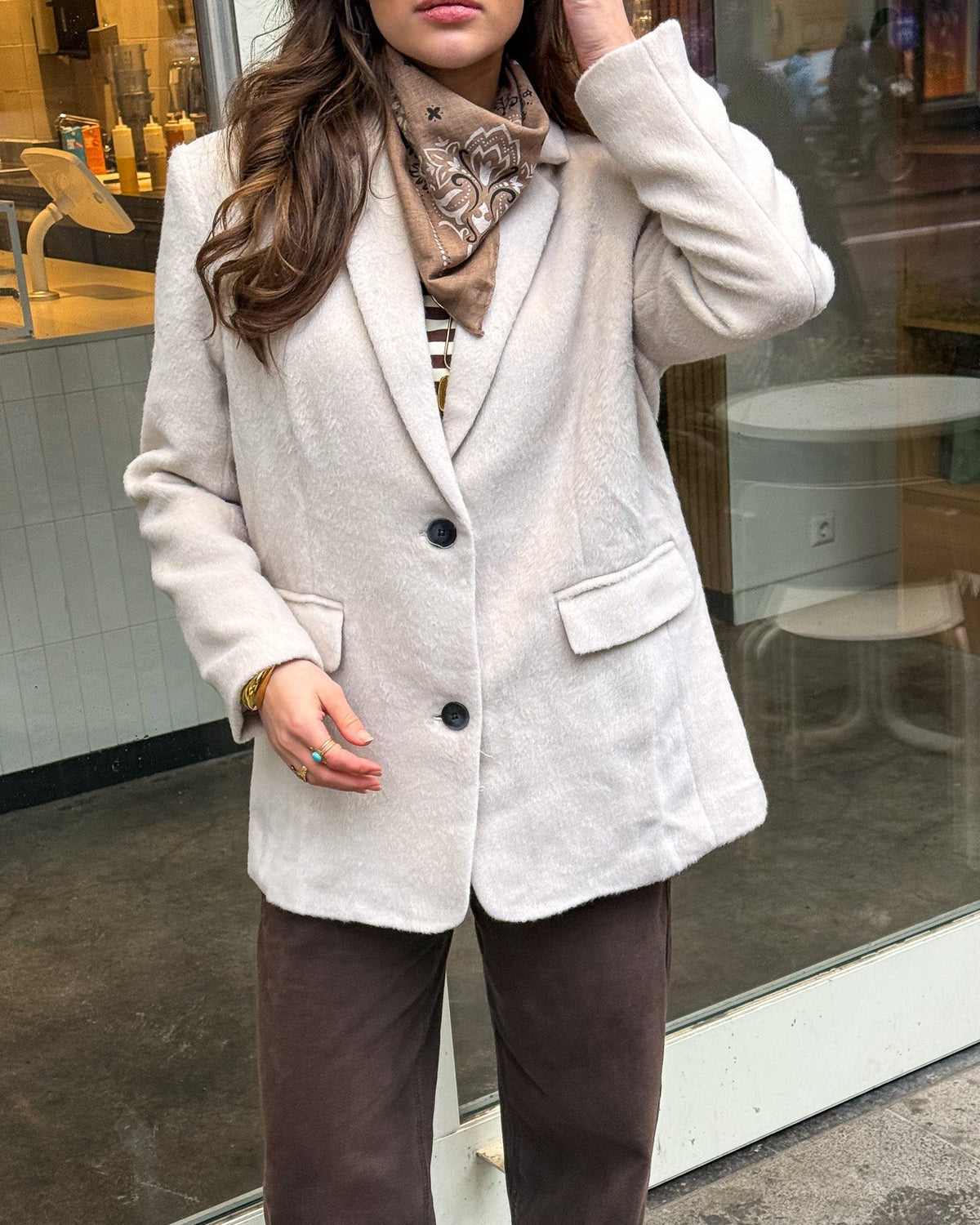 Kiara Blazer | Beige
