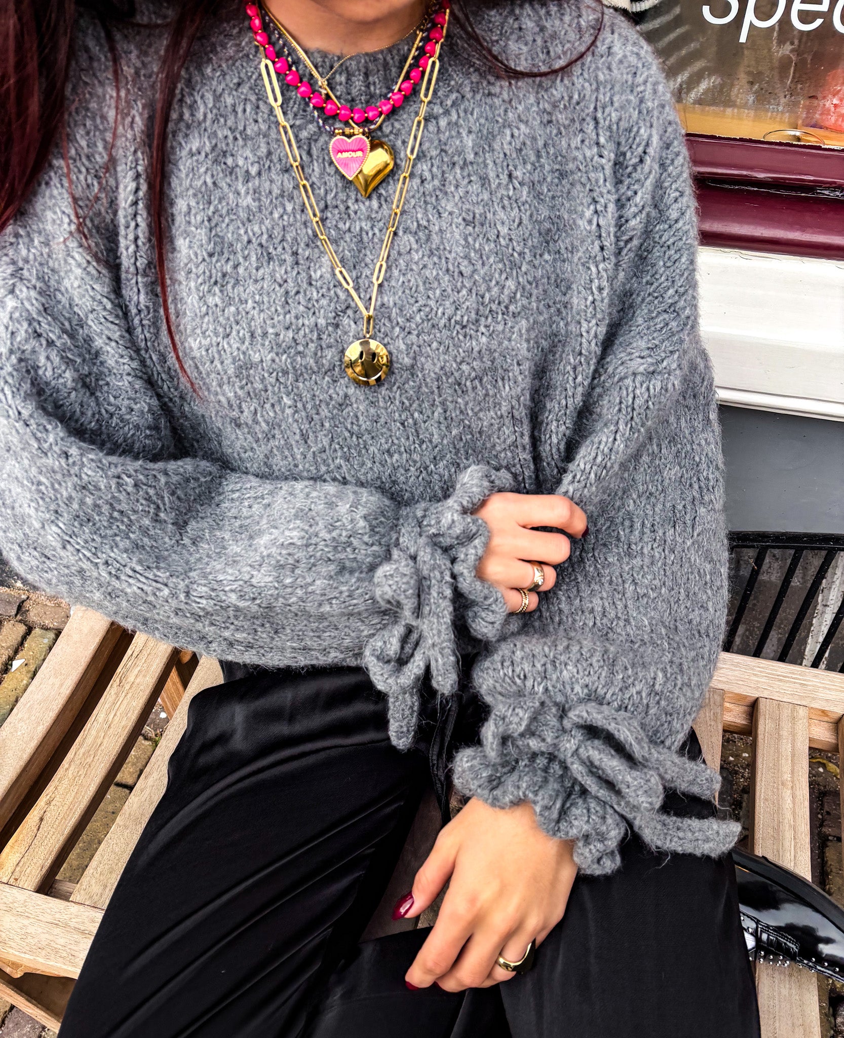 Loekie Knit Grey