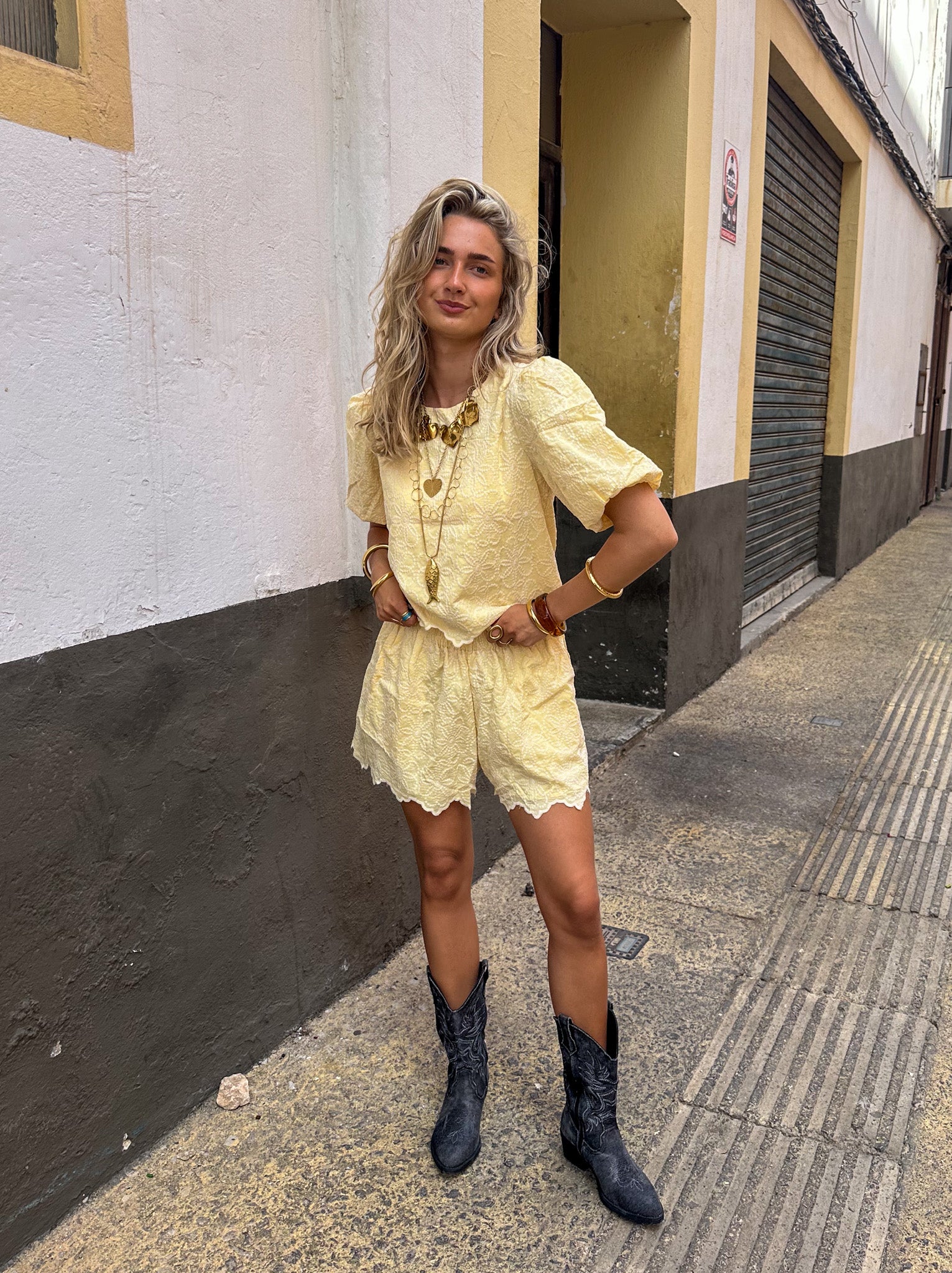 Macarena Top Lemon