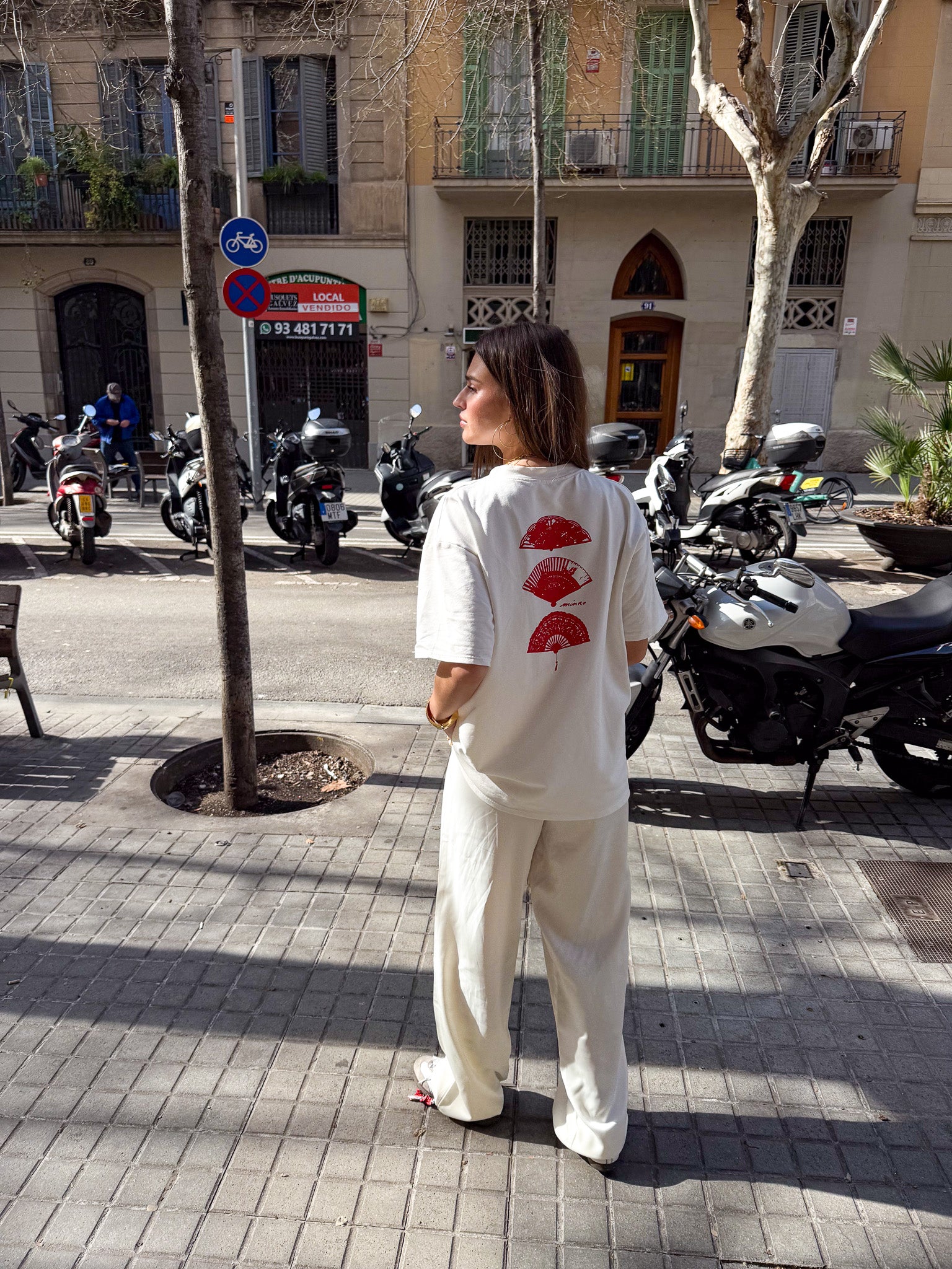 Mañana T-Shirt Gebroken Wit