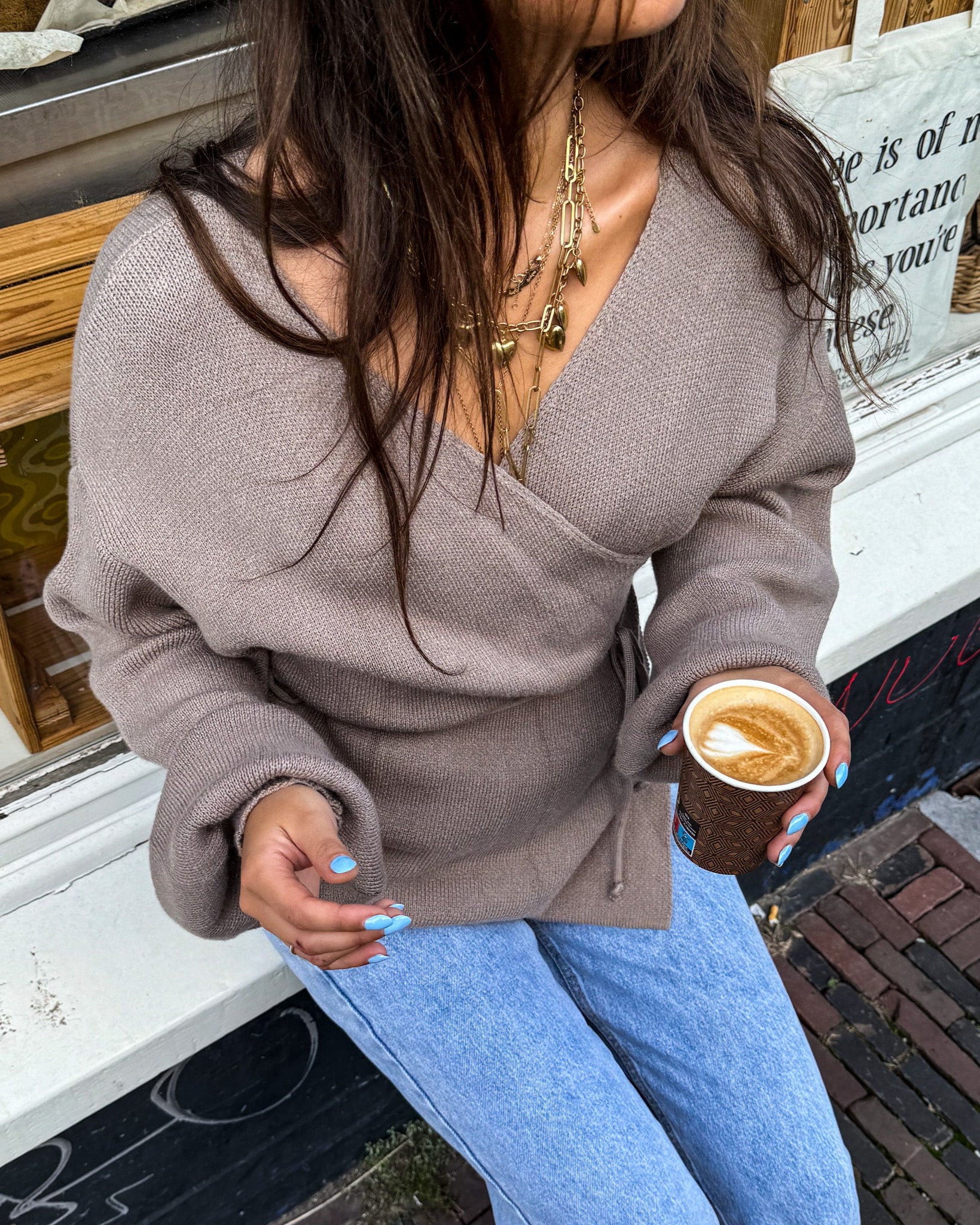 Marly Vest Taupe