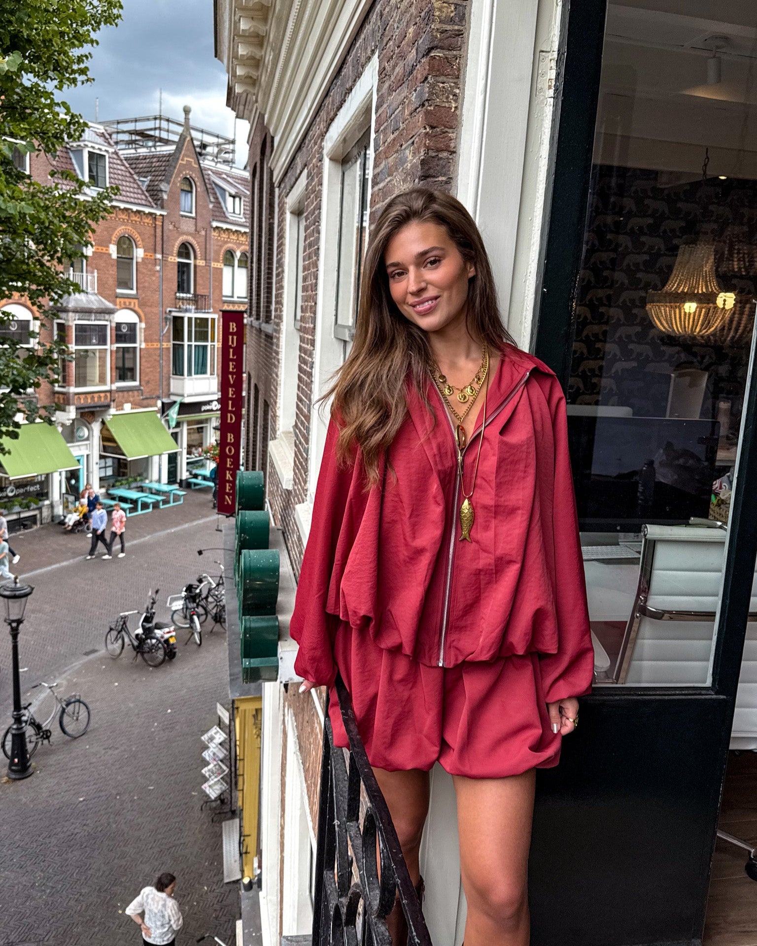 Maud Jacket Red