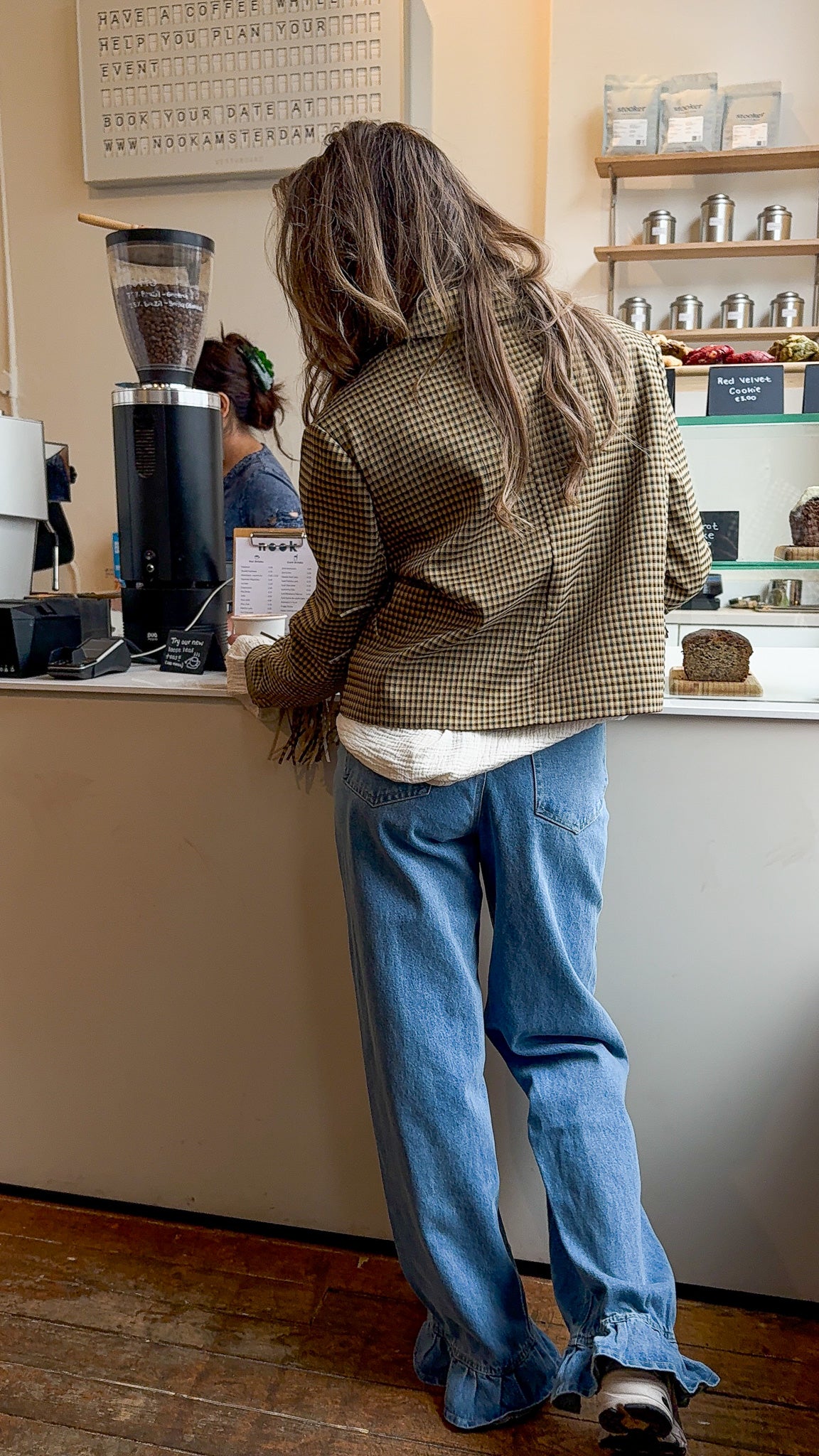 May Straight Leg Ruffle Jeans