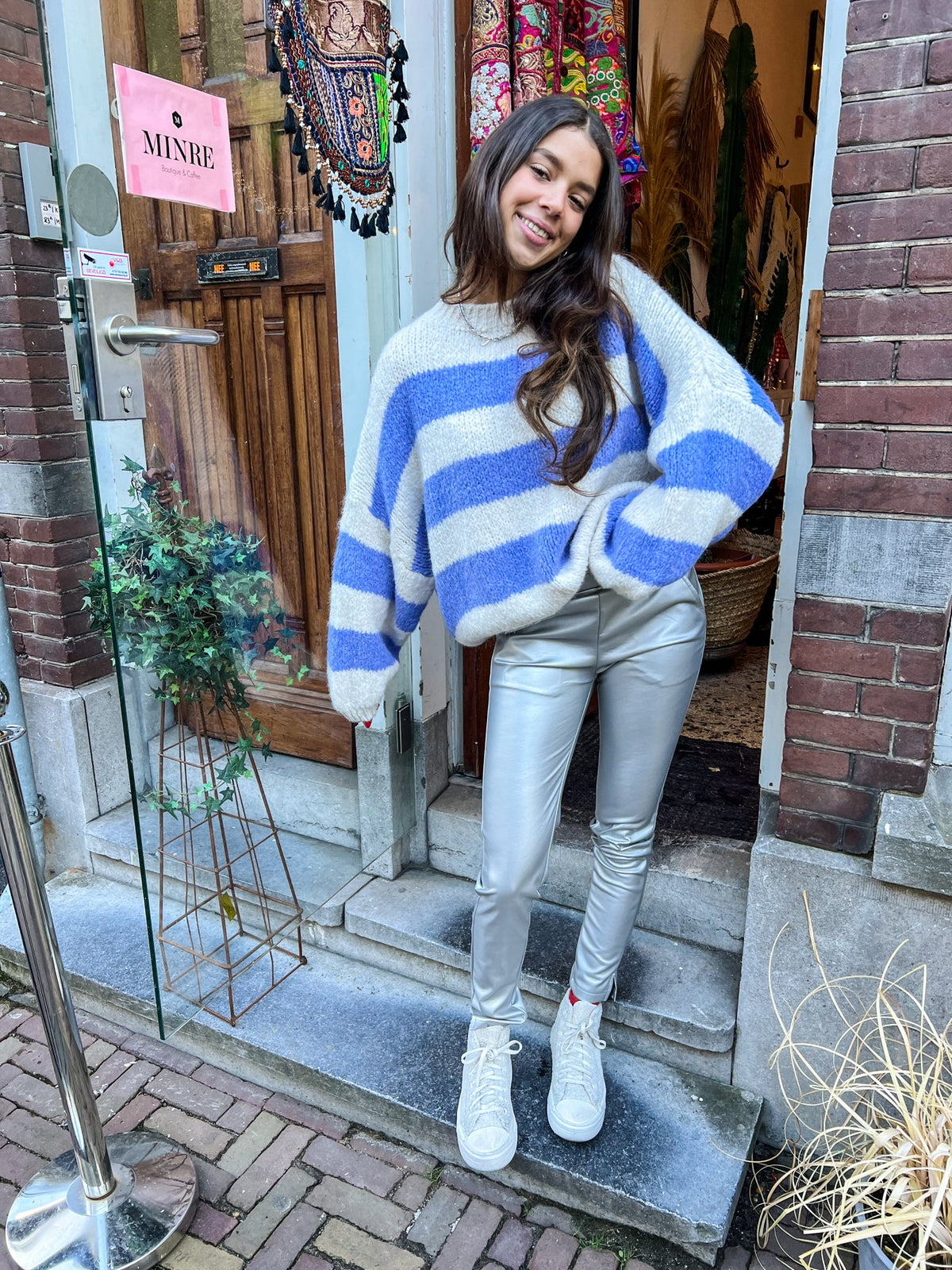 Metallic Legging | Silver