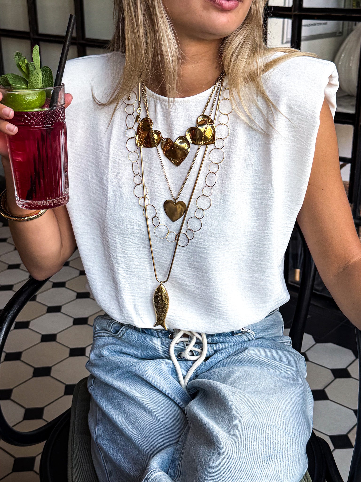 Milou Top White