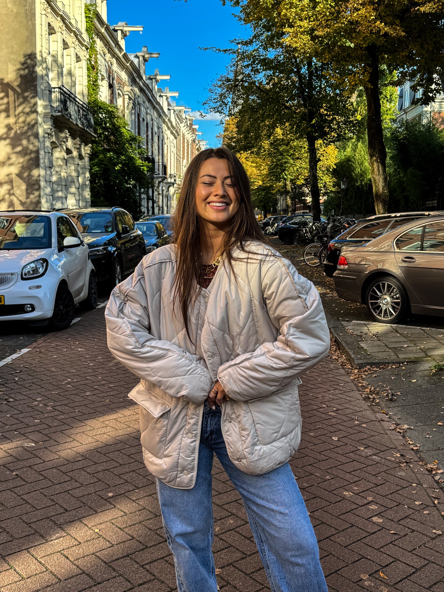 Molly Puffer Jacket Beige