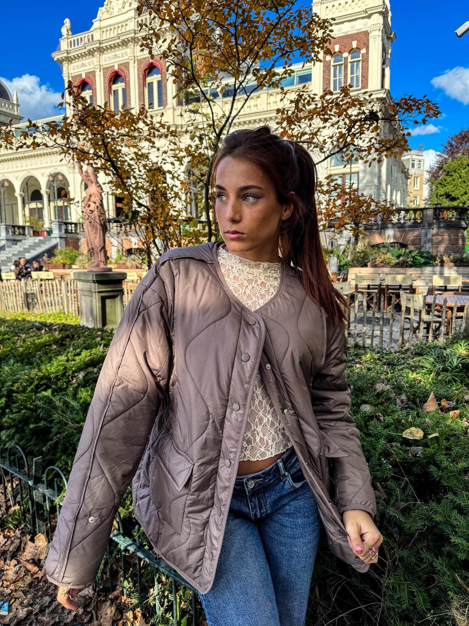 Molly Puffer Jacket Brown